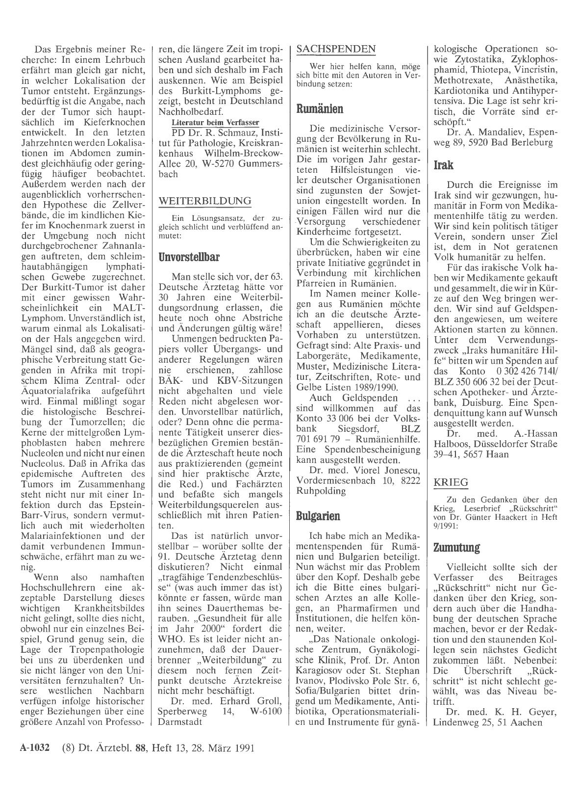 Vorschauseite 1: KRIEG: Zumutung