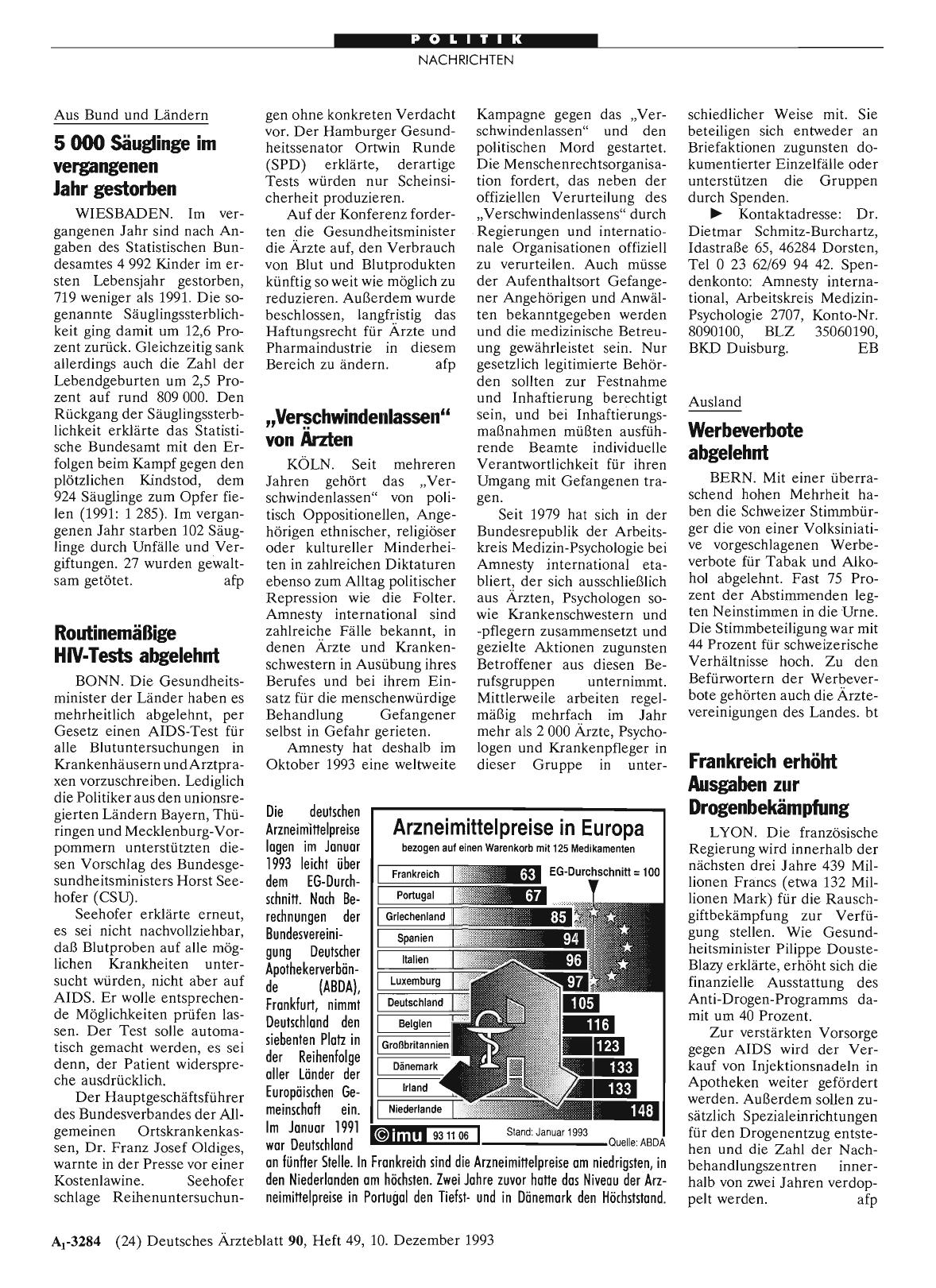 Vorschauseite 1: , ,Verschwindenlassen'' von Ärzten