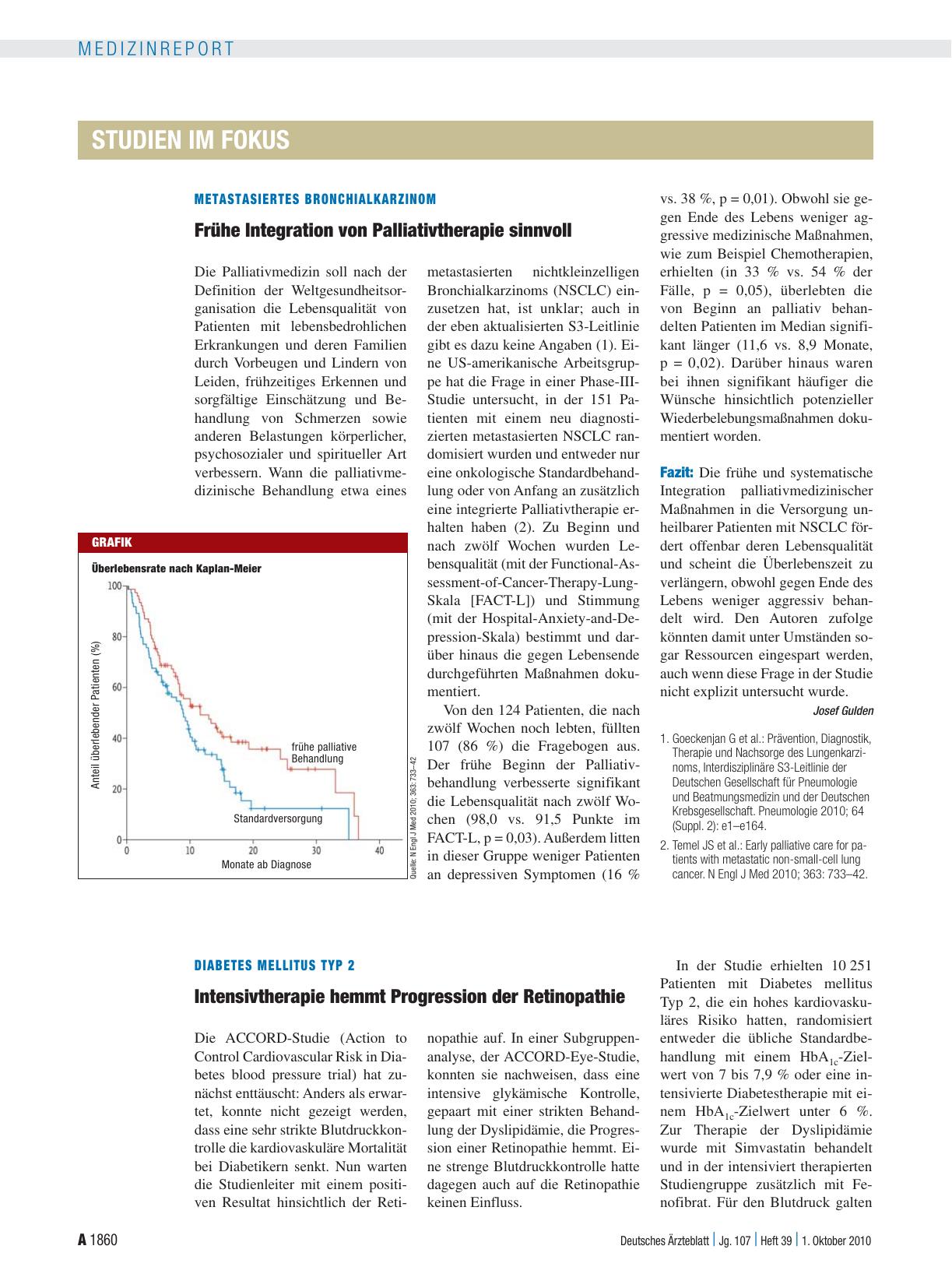 Vorschauseite 1: Diabetes Mellitus Typ 2: Intensivtherapie hemmt Progression der Retinopathie