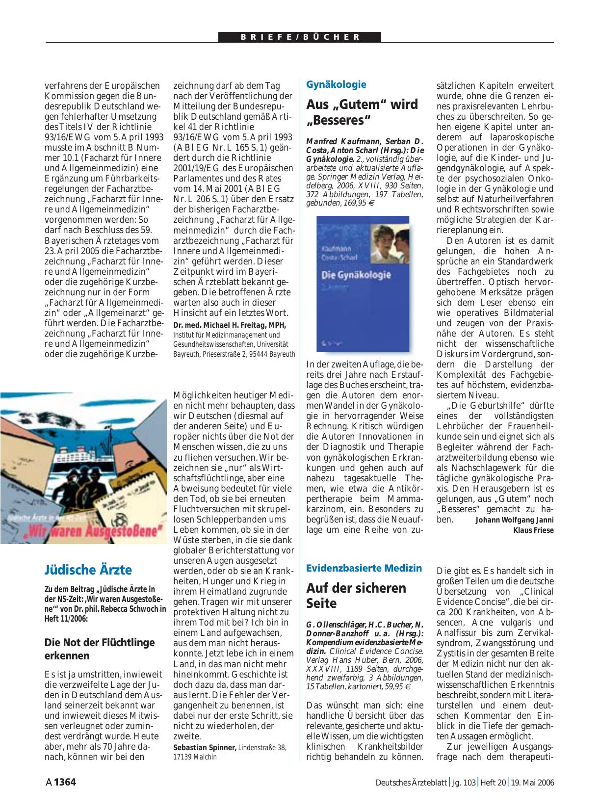Vorschauseite 1: Die Gynäkologie