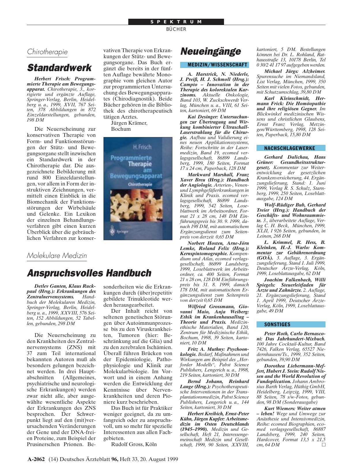 Vorschauseite 1: Programmierte Therapie am Bewegungsapparat