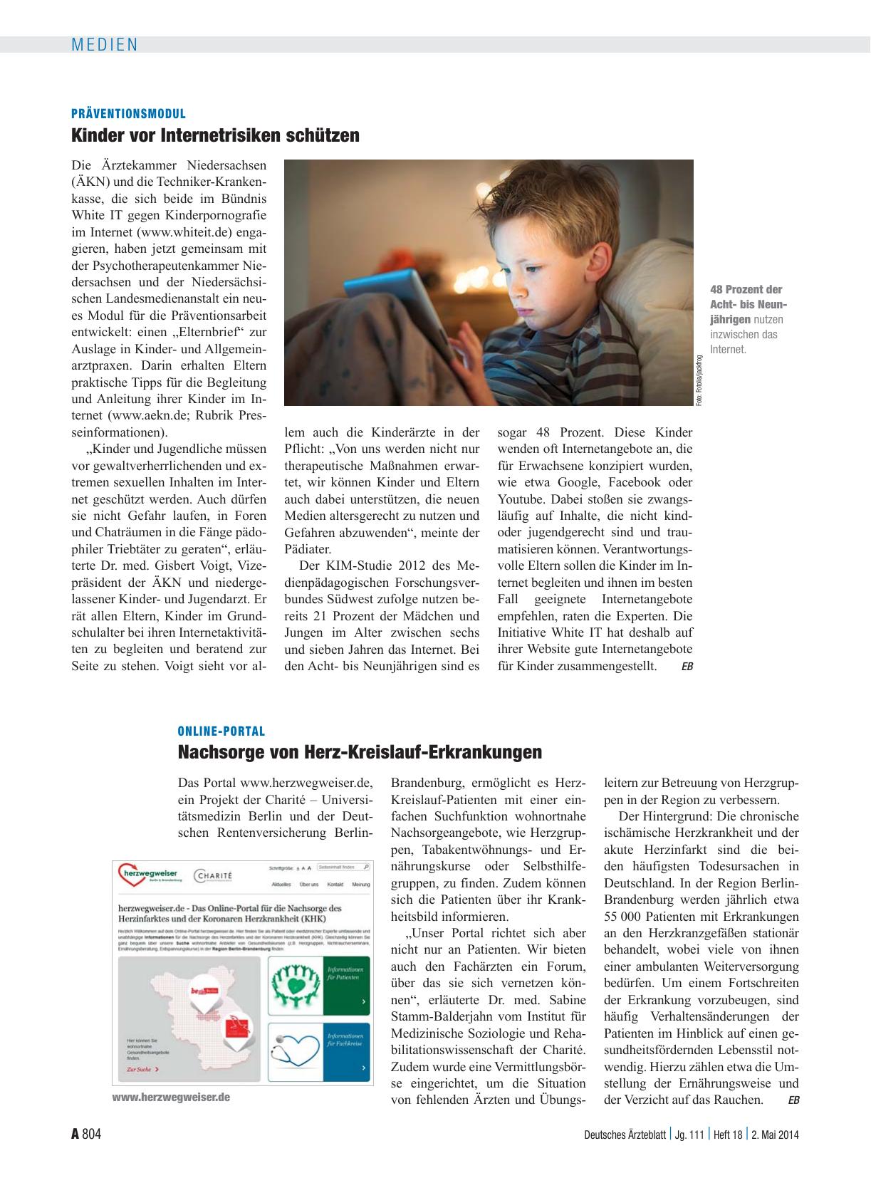 Vorschauseite 1: Präventionsmodul: Kinder vor Internetrisiken schützen