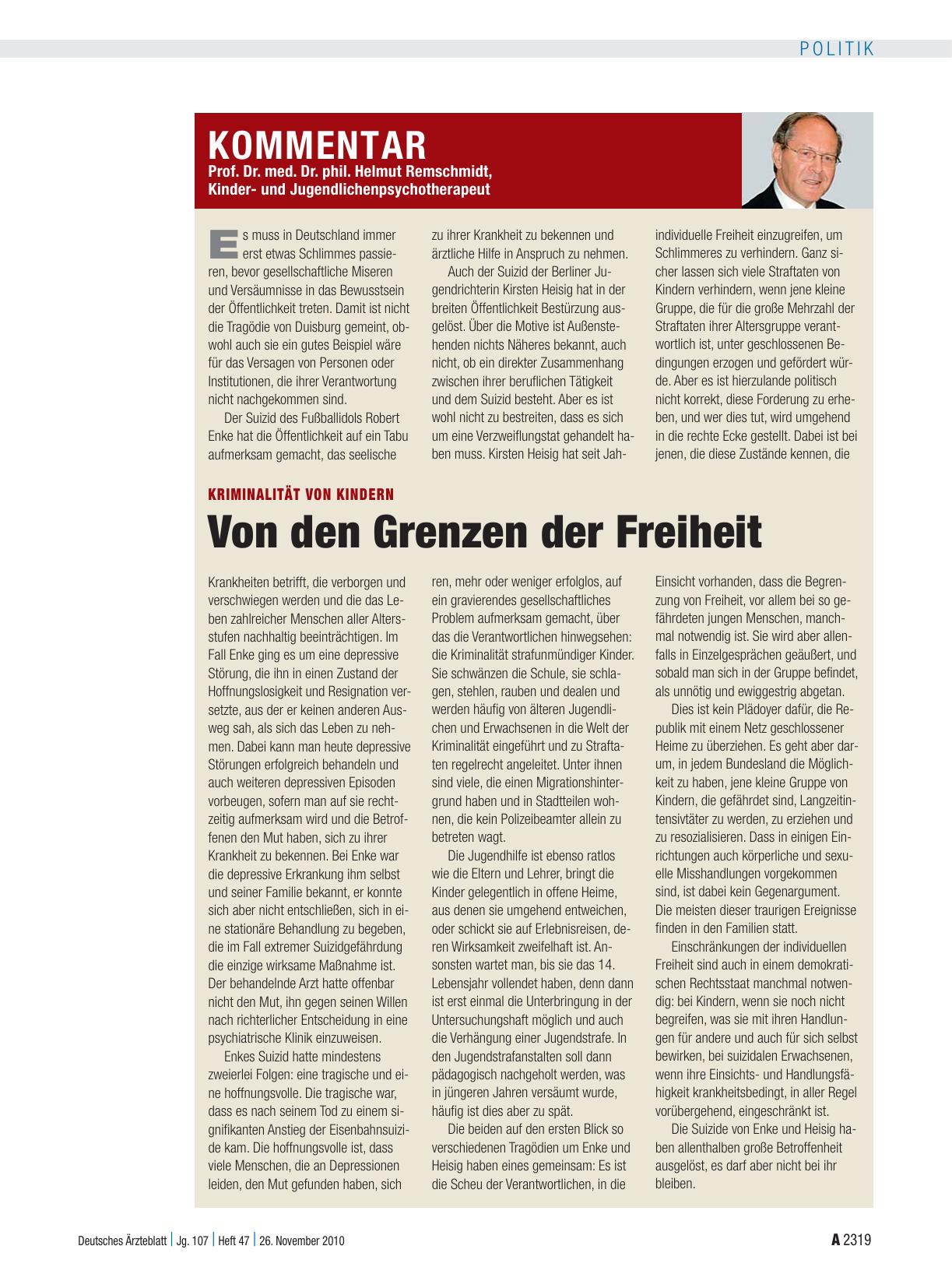 Vorschauseite 1: Kriminalität von Kindern: Von den Grenzen der Freiheit