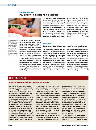Vorschauseite 1: Arzneimittel: Ausgaben sind bisher um vier Prozent gestiegen