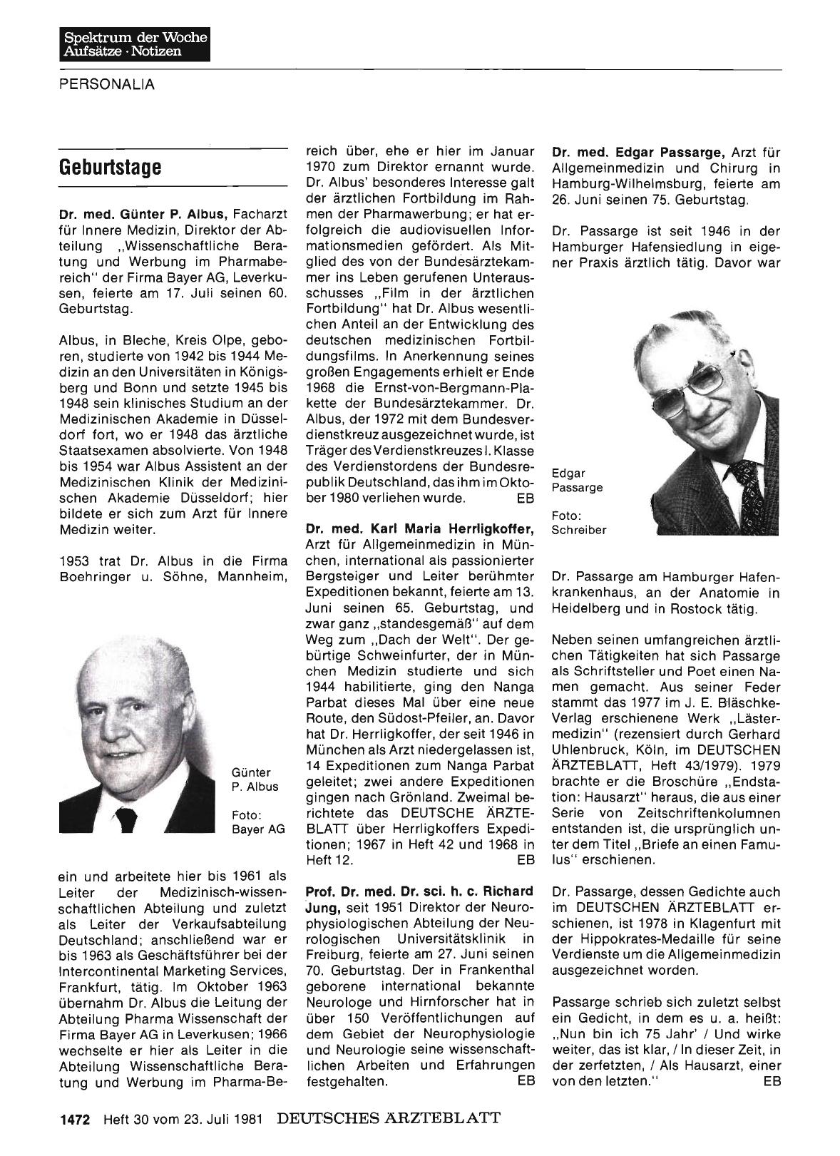 Vorschauseite 1: Geburtstage