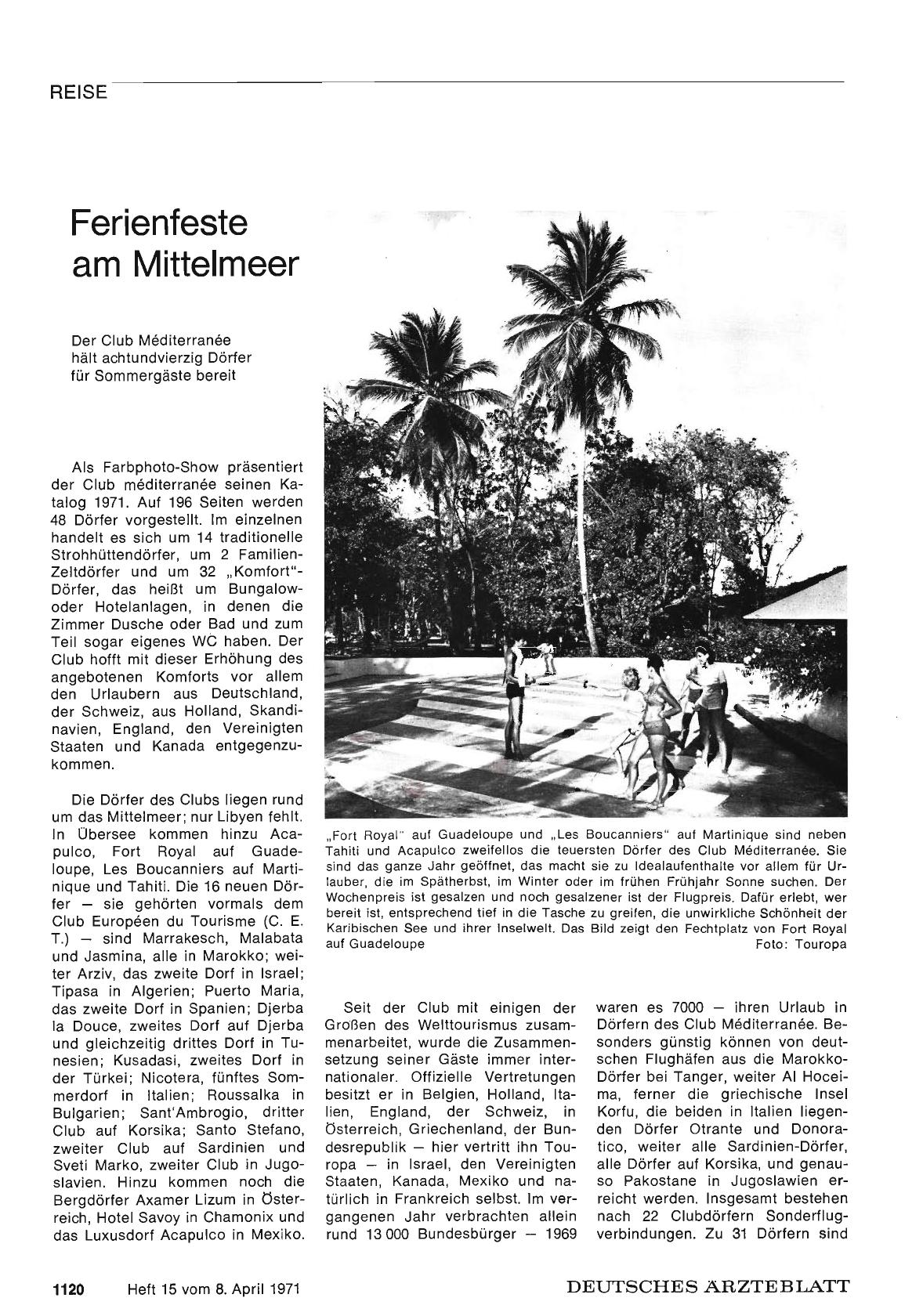 Vorschauseite 1: Ferienfeste am Mittelmeer