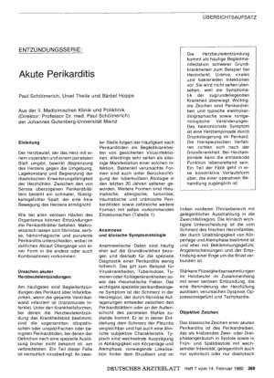 Vorschauseite 1: Akute Perikarditis