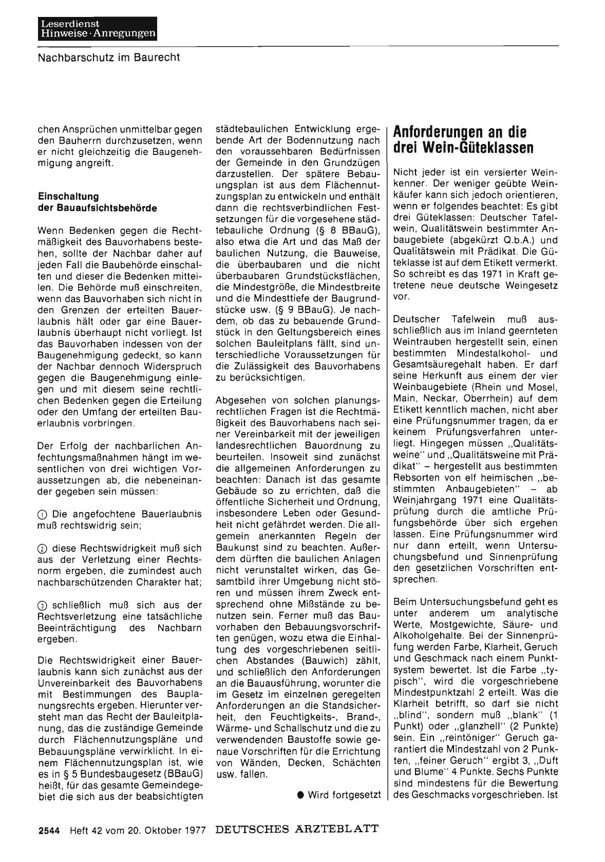Vorschauseite 1: Anforderungen an die drei Wein-Güteklassen