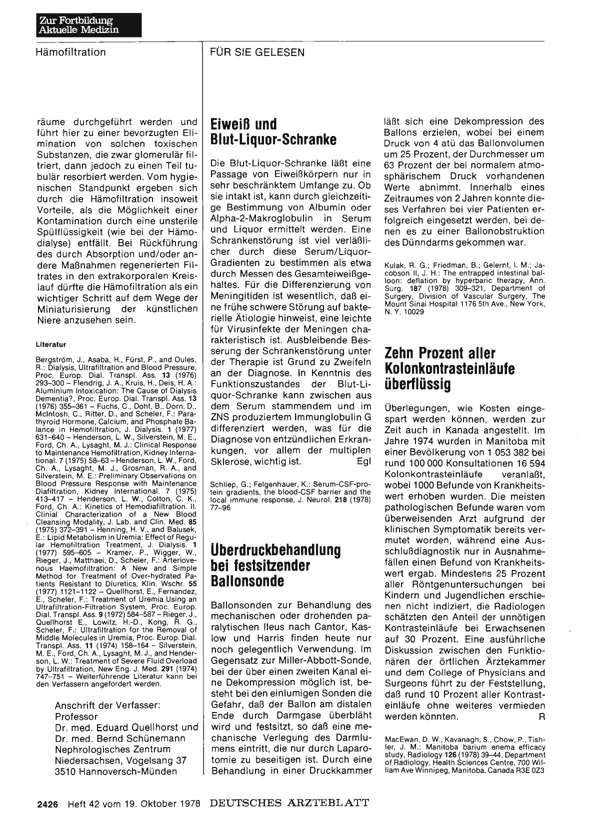 Vorschauseite 1: Zehn Prozent aller Kolonkontrasteinläufe überflüssig
