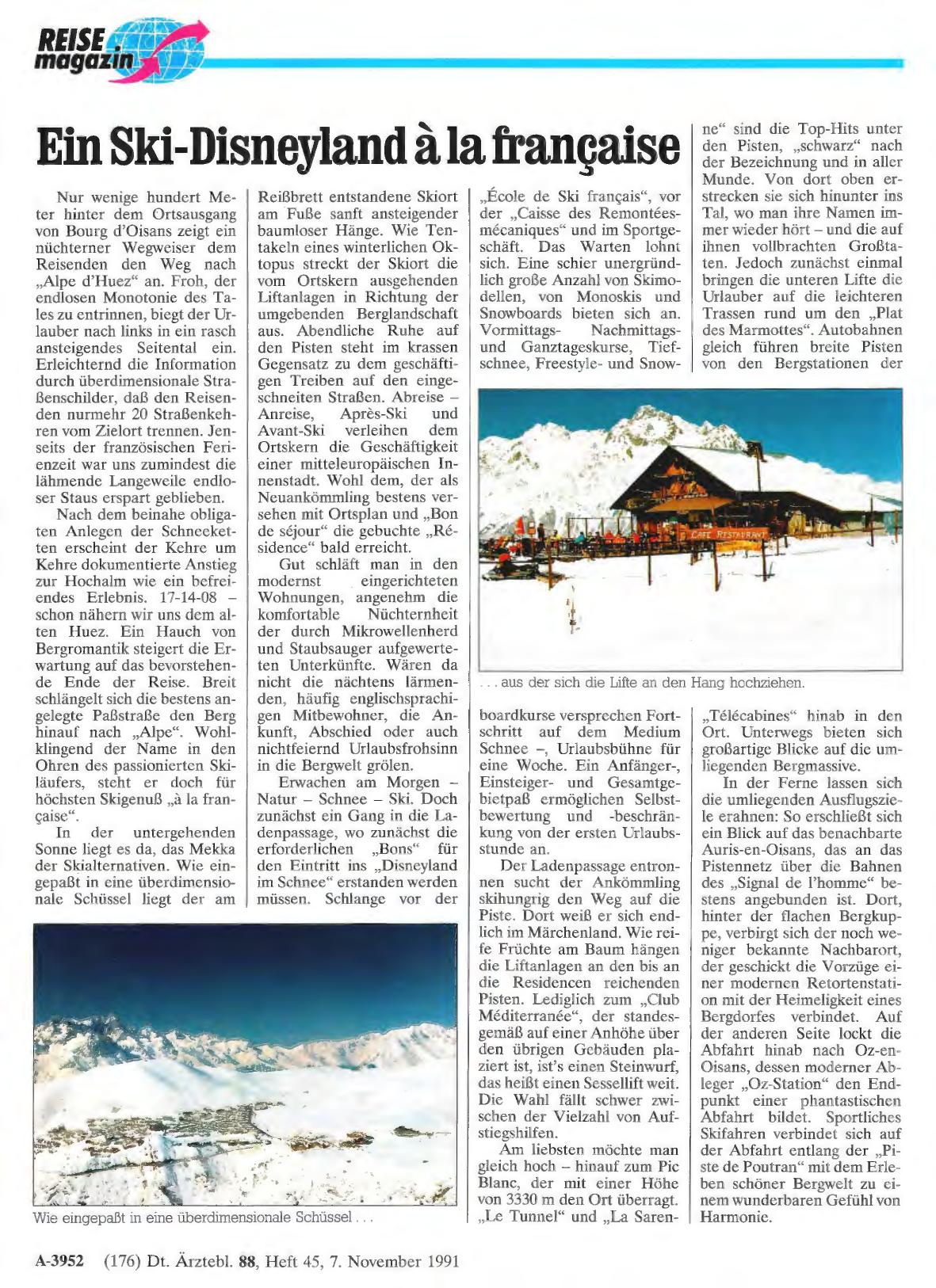 Vorschauseite 1: Ein Ski-Disneyland à la francaise
