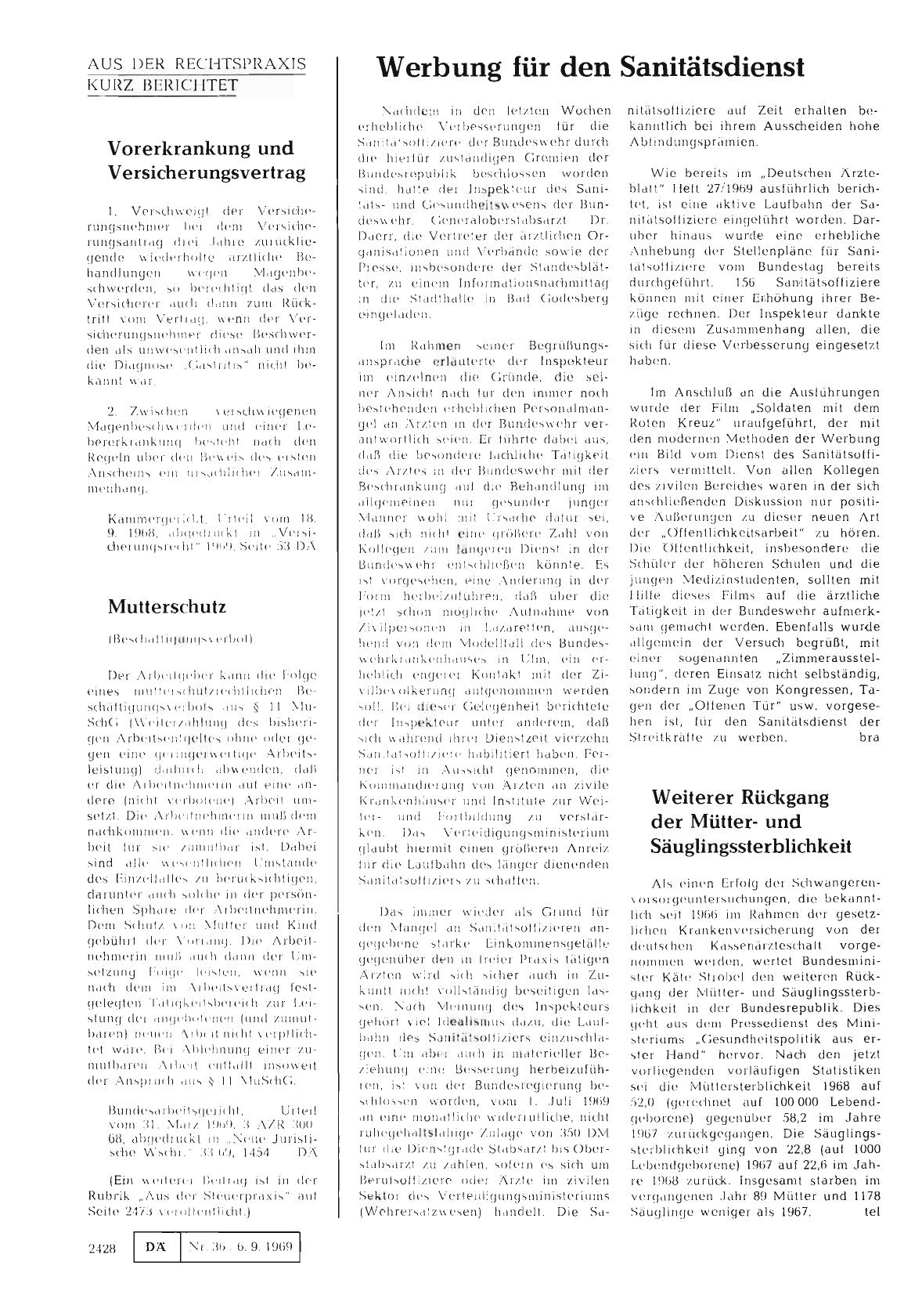 Vorschauseite 1: Weiterer Rückgang der Mütterund Säuglingssterblichkeit