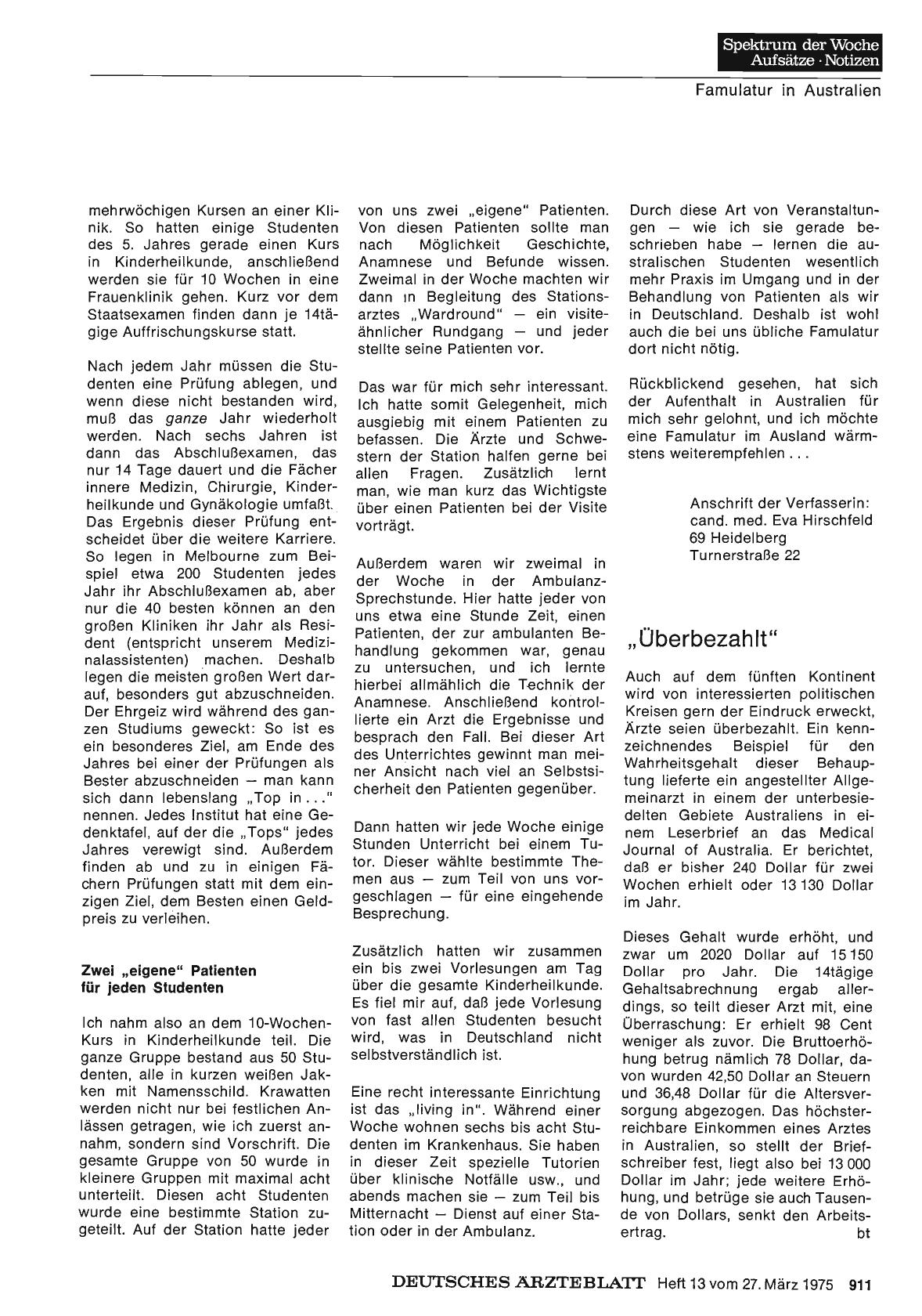 Vorschauseite 1: „Überbezahlt“