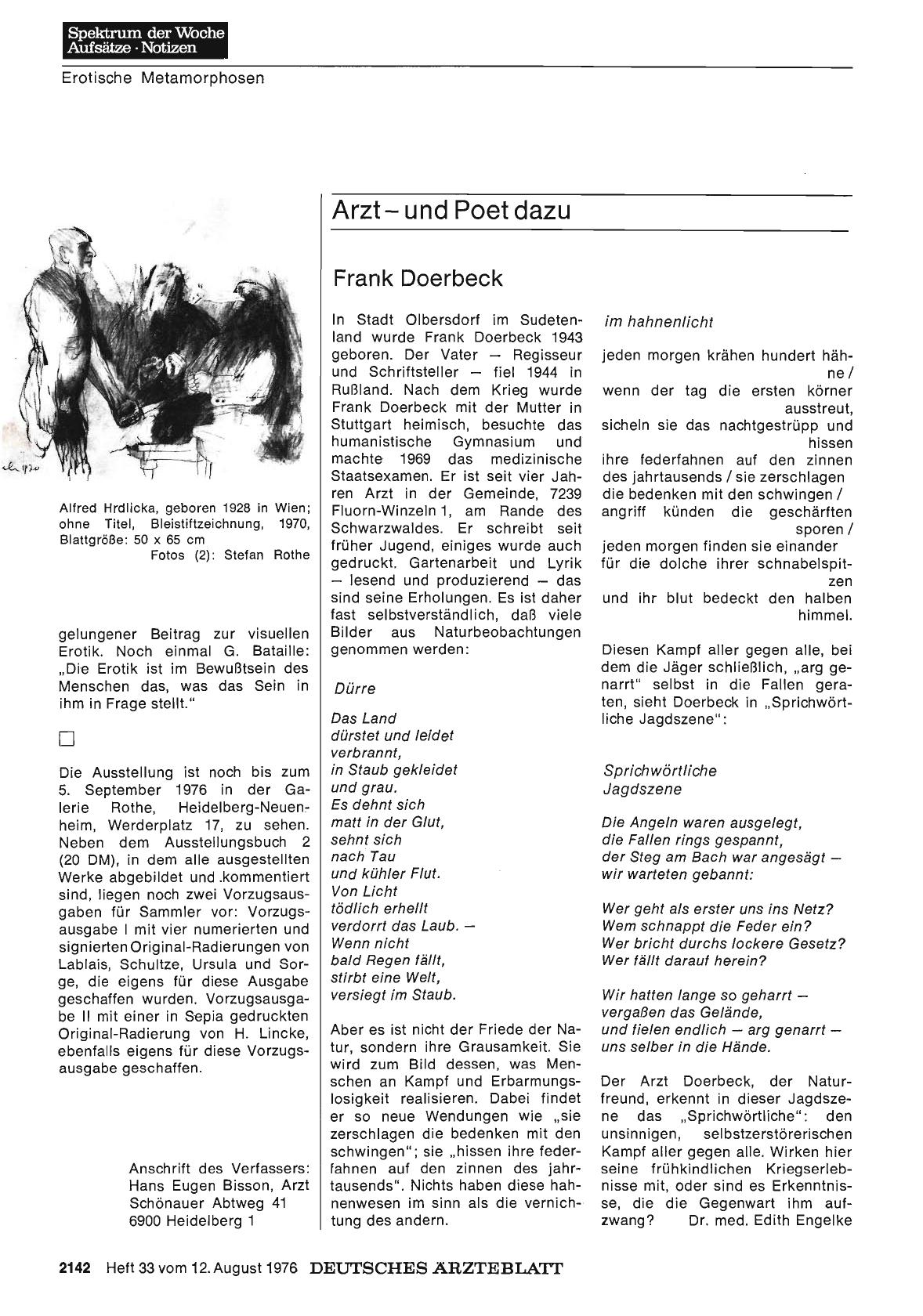Vorschauseite 1: Frank Doerbeck