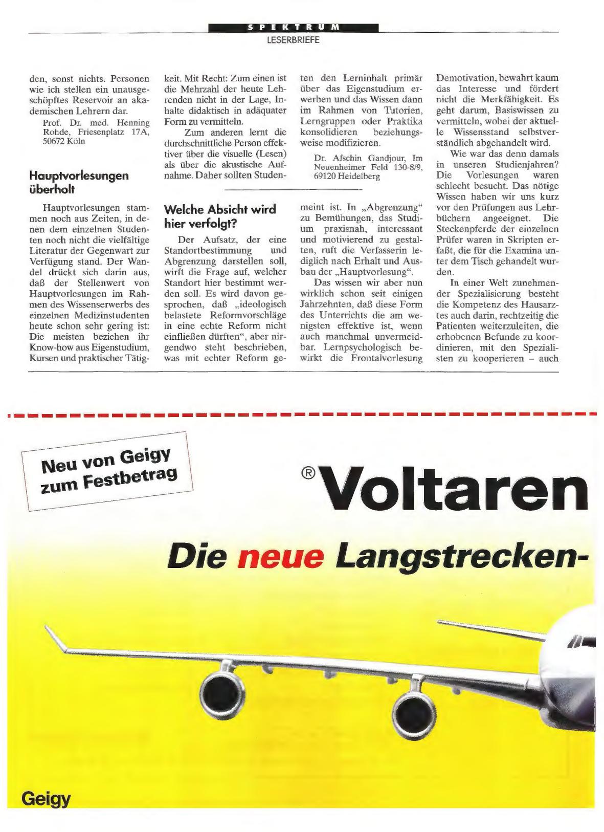 Vorschauseite 1: Studium: Welche Absicht wird hier verfolgt?
