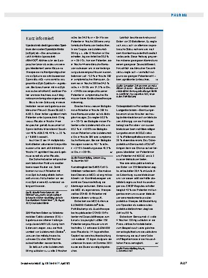 Vorschauseite 1: Kurz informiert.