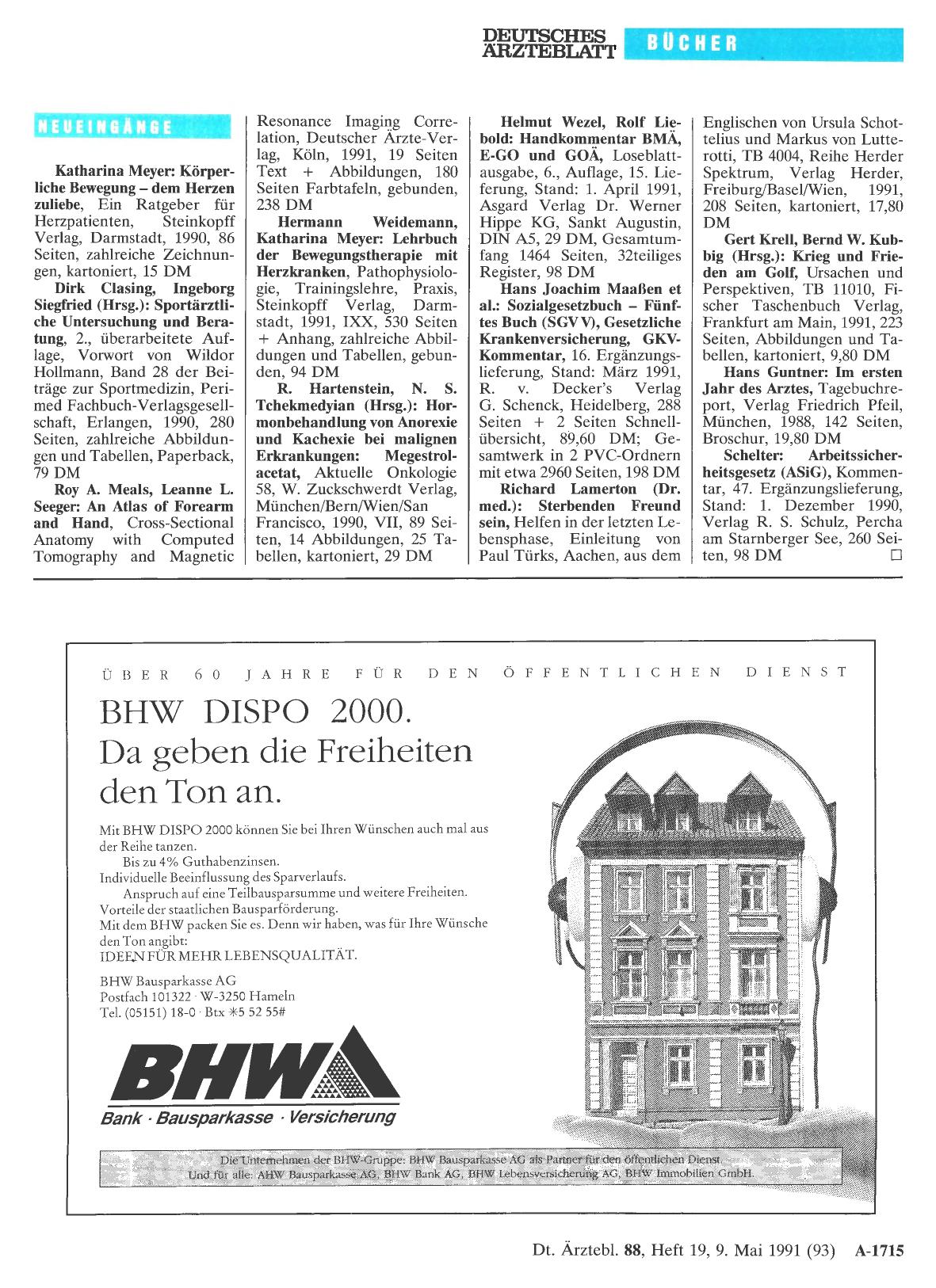 Vorschauseite 1: NEUEINGÄNGE