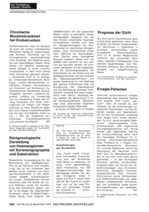 Vorschauseite 1: Chronische Morphinkrankheit bei Krebskranken
