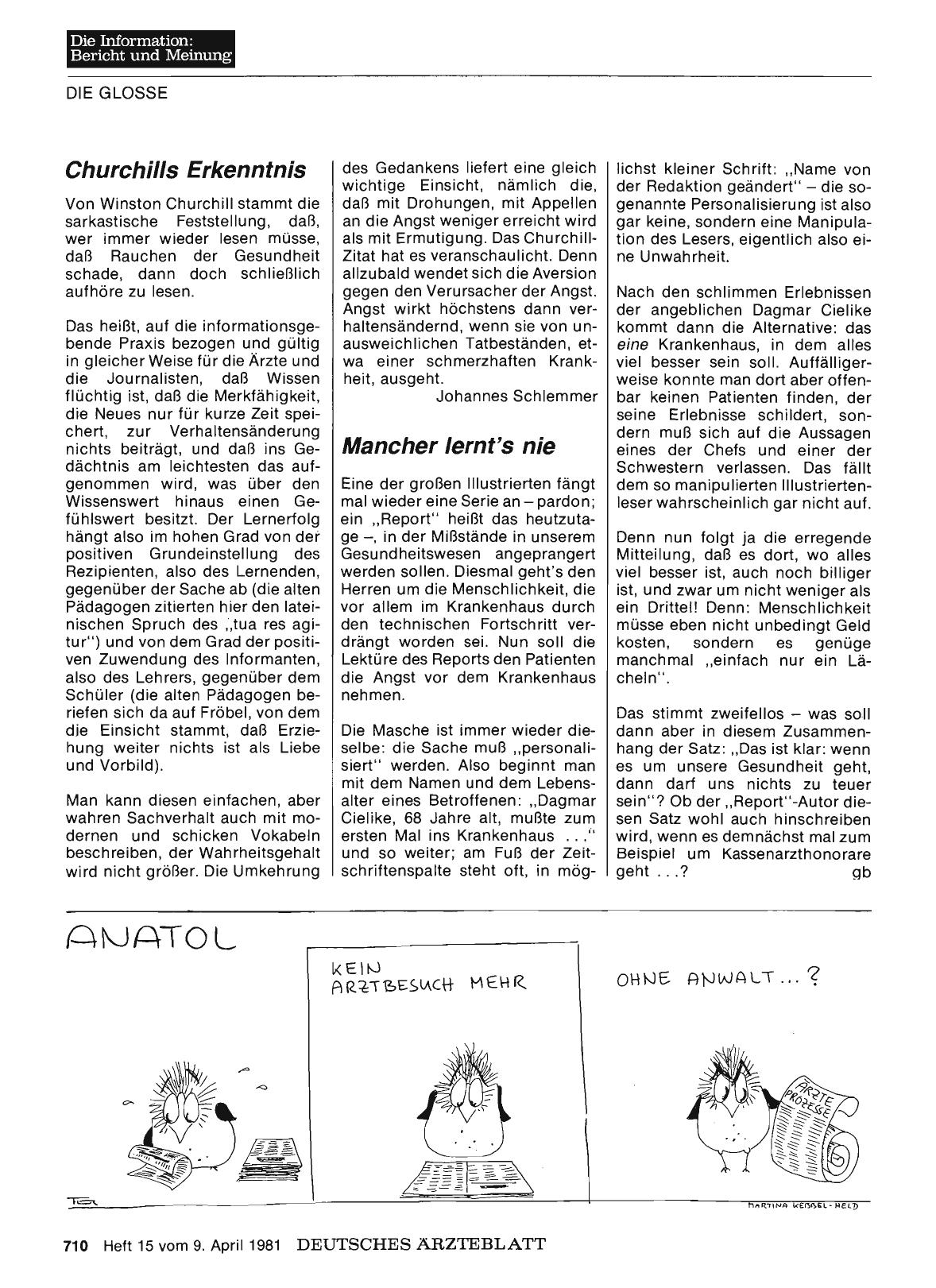 Vorschauseite 1: Churchills Erkenntnis
