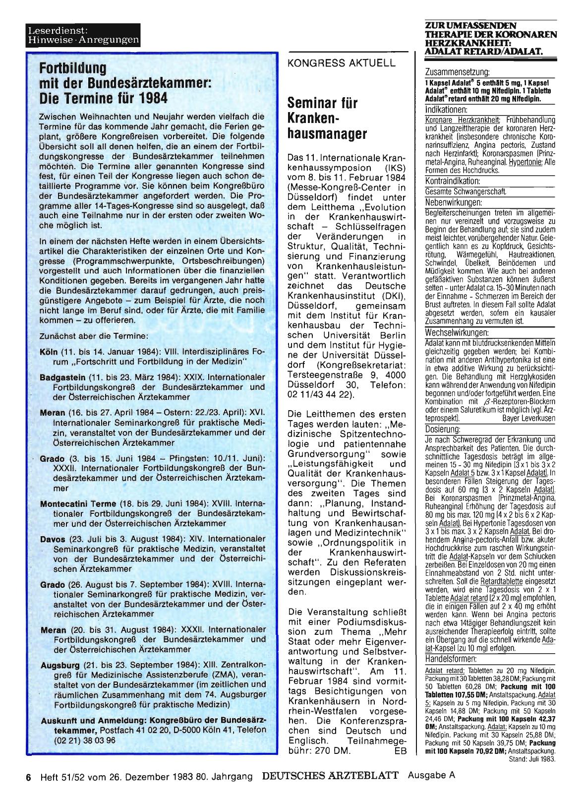 Vorschauseite 1: Seminar für Krankenhausmanager