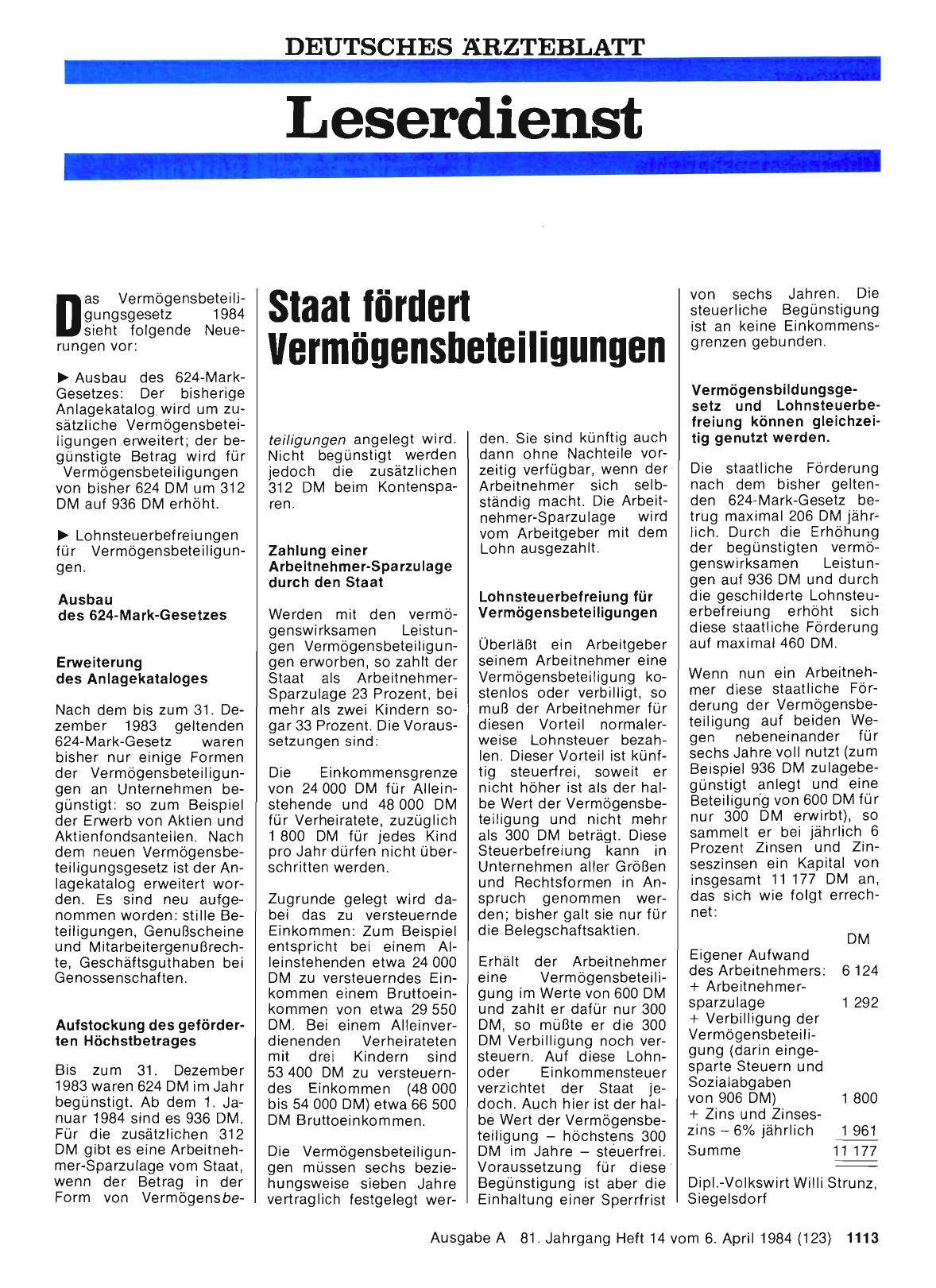 Vorschauseite 1: Staat fördert Vermögensbeteiligungen