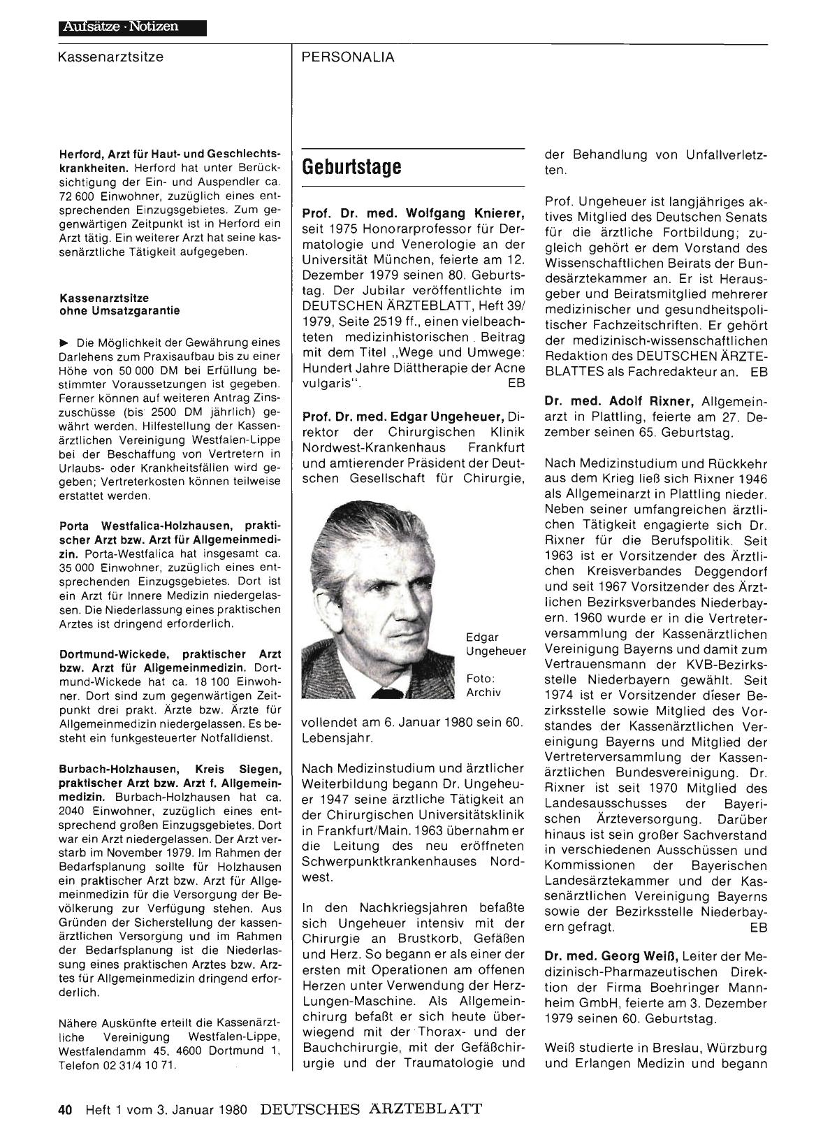 Vorschauseite 1: Geburtstage