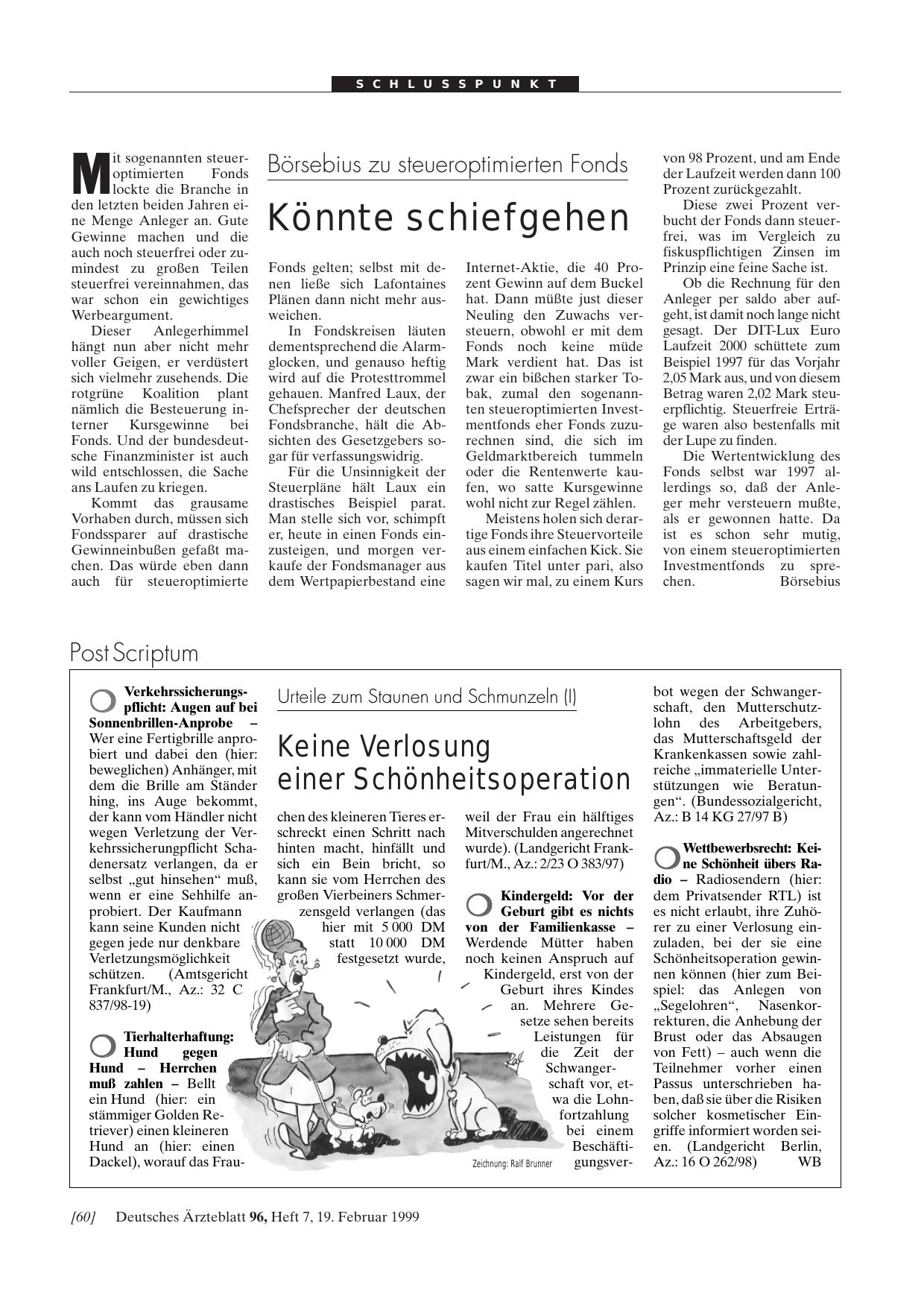 Vorschauseite 1: Börsebius zu steueroptimierten Fonds: Könnte schiefgehen