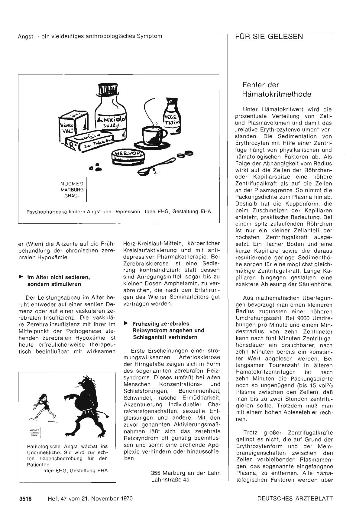 Vorschauseite 1: Fehler der Hämatokritmethode
