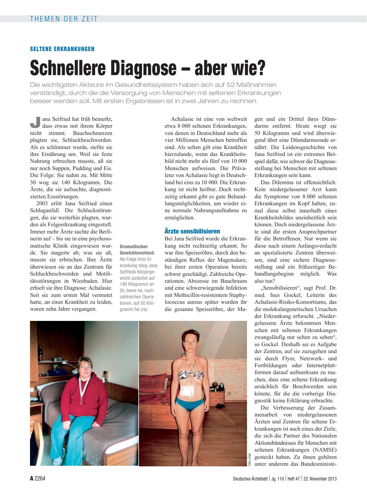 Vorschauseite 1: Seltene Erkrankungen: Schnellere Diagnose – aber wie?