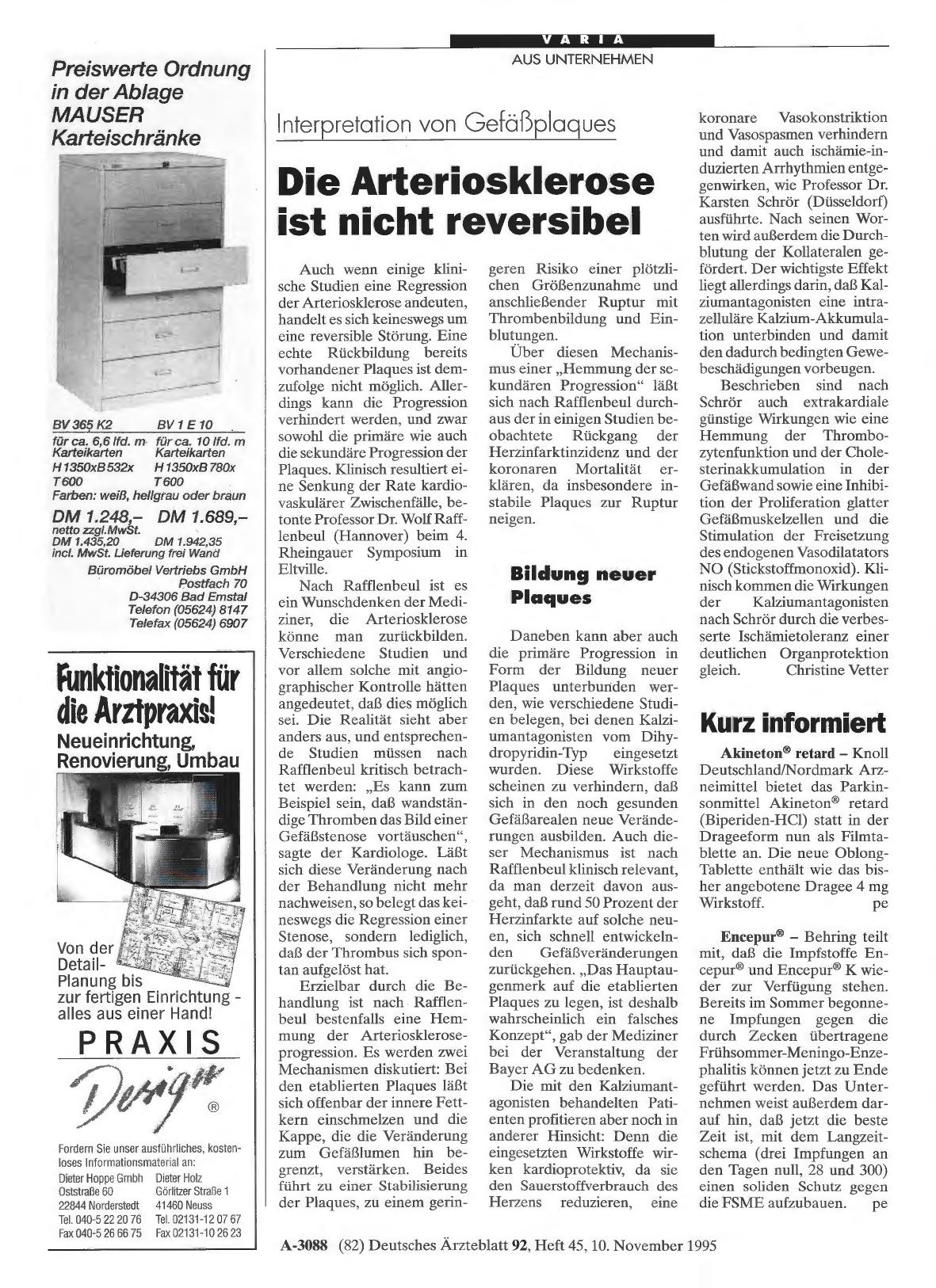Vorschauseite 1: Interpretation von Gefäßplaques: Die Arteriosklerose ist nicht reversibel