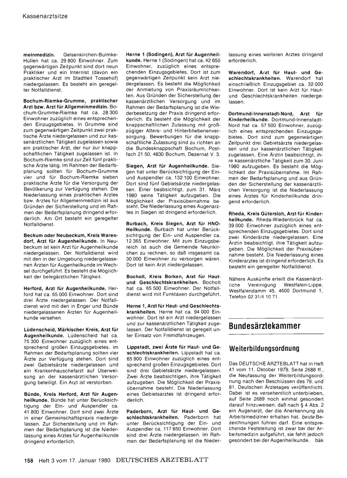 Vorschauseite 1: Bundesärztekammer