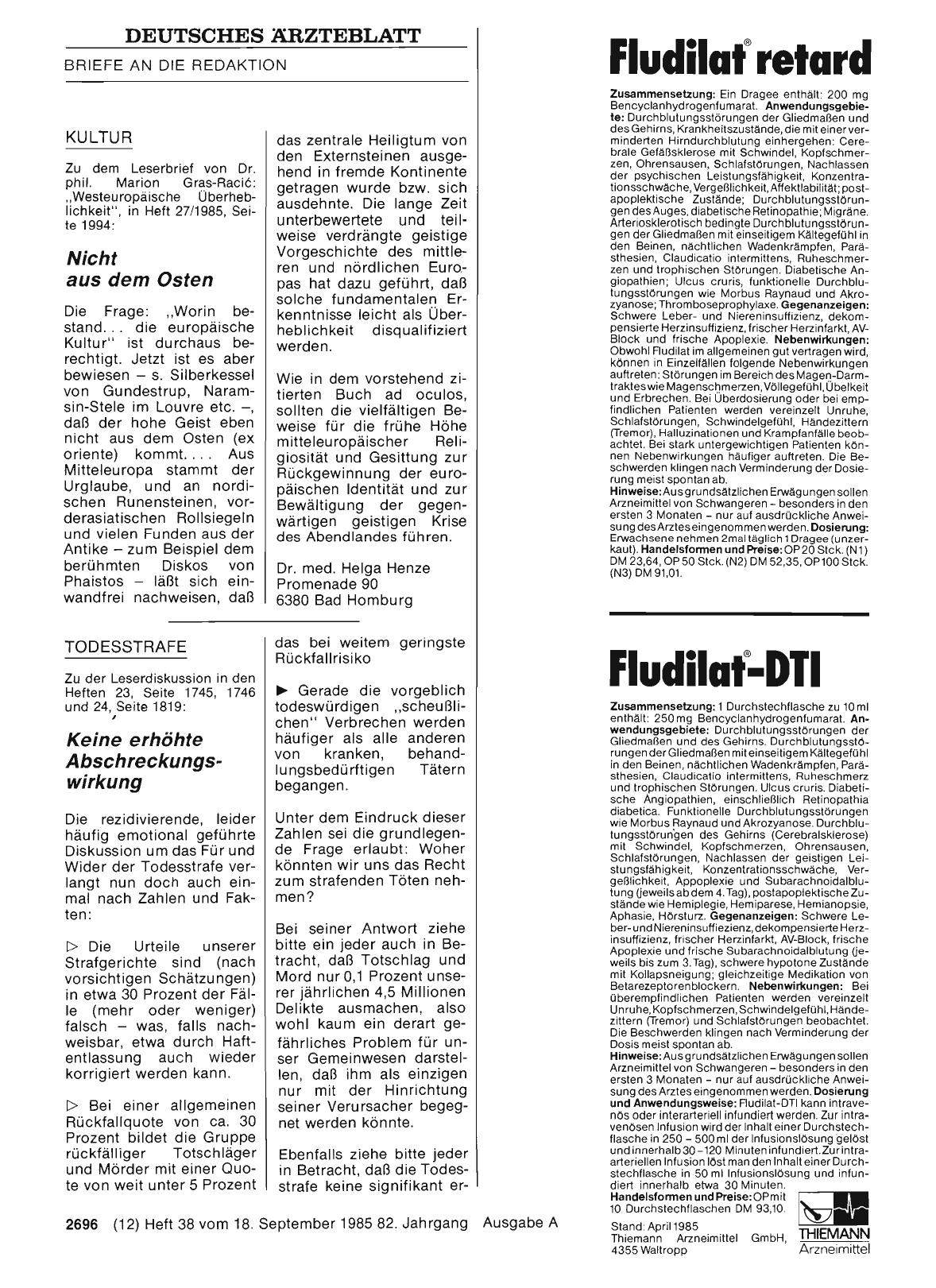 Vorschauseite 1: TODESSTRAFE: Keine erhöhte Abschreckungswirkung