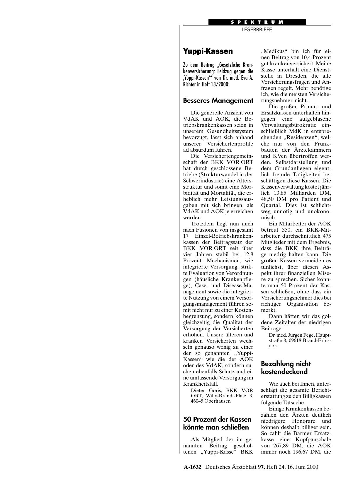 Vorschauseite 1: Yuppi-Kassen: Besseres Management