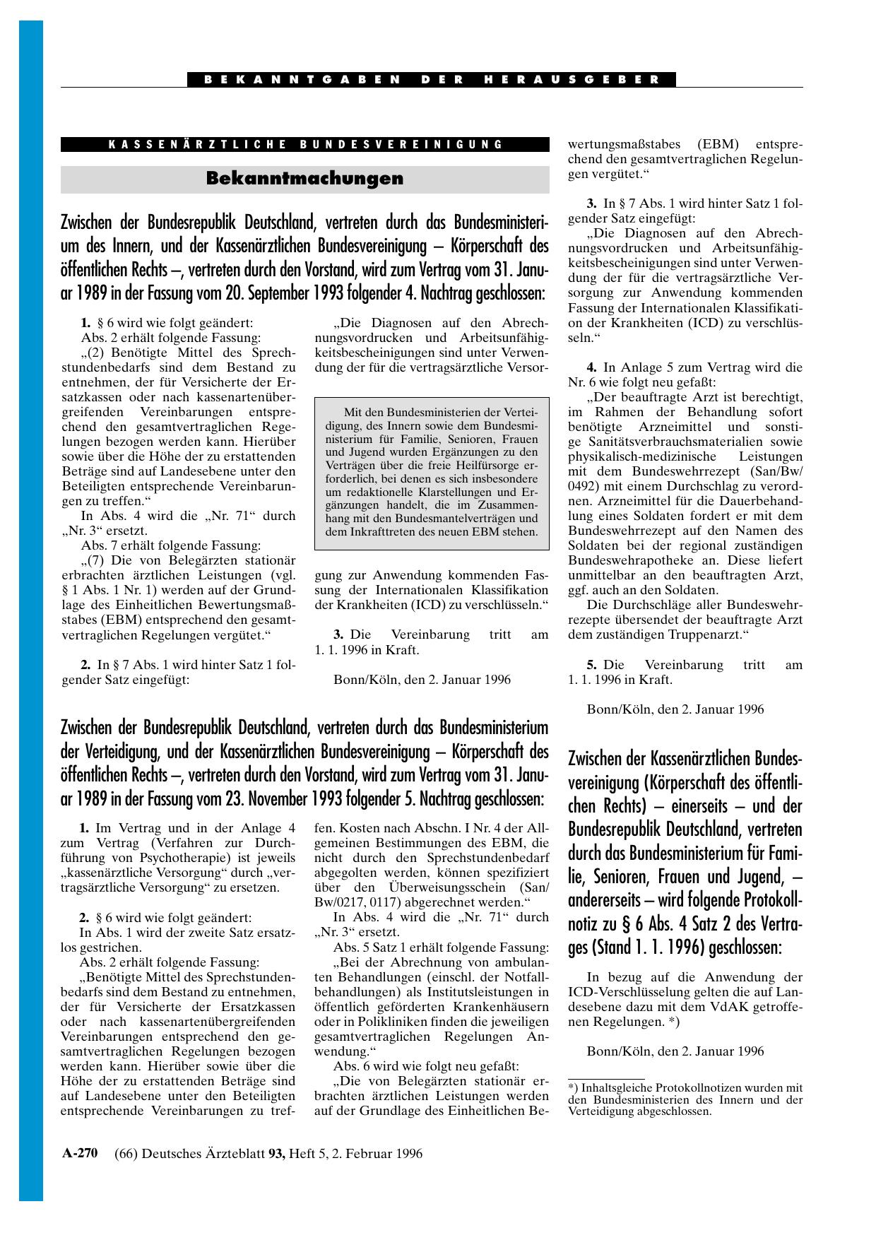 Vorschauseite 1: Bekanntmachungen