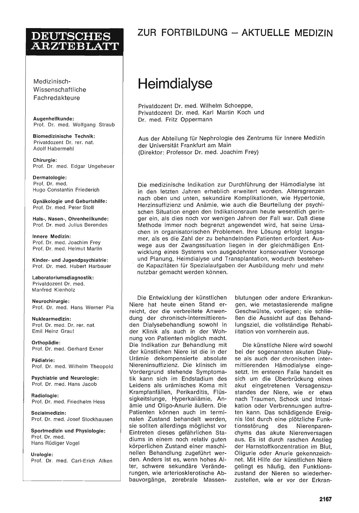 Vorschauseite 1: Heimdialyse