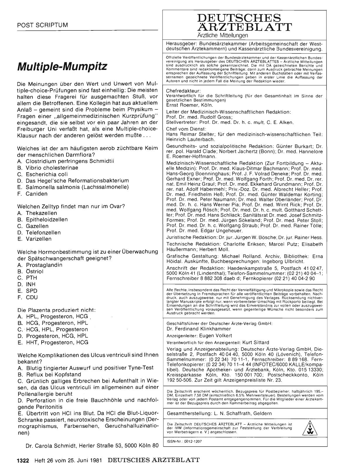 Vorschauseite 1: Multiple-Mumpitz