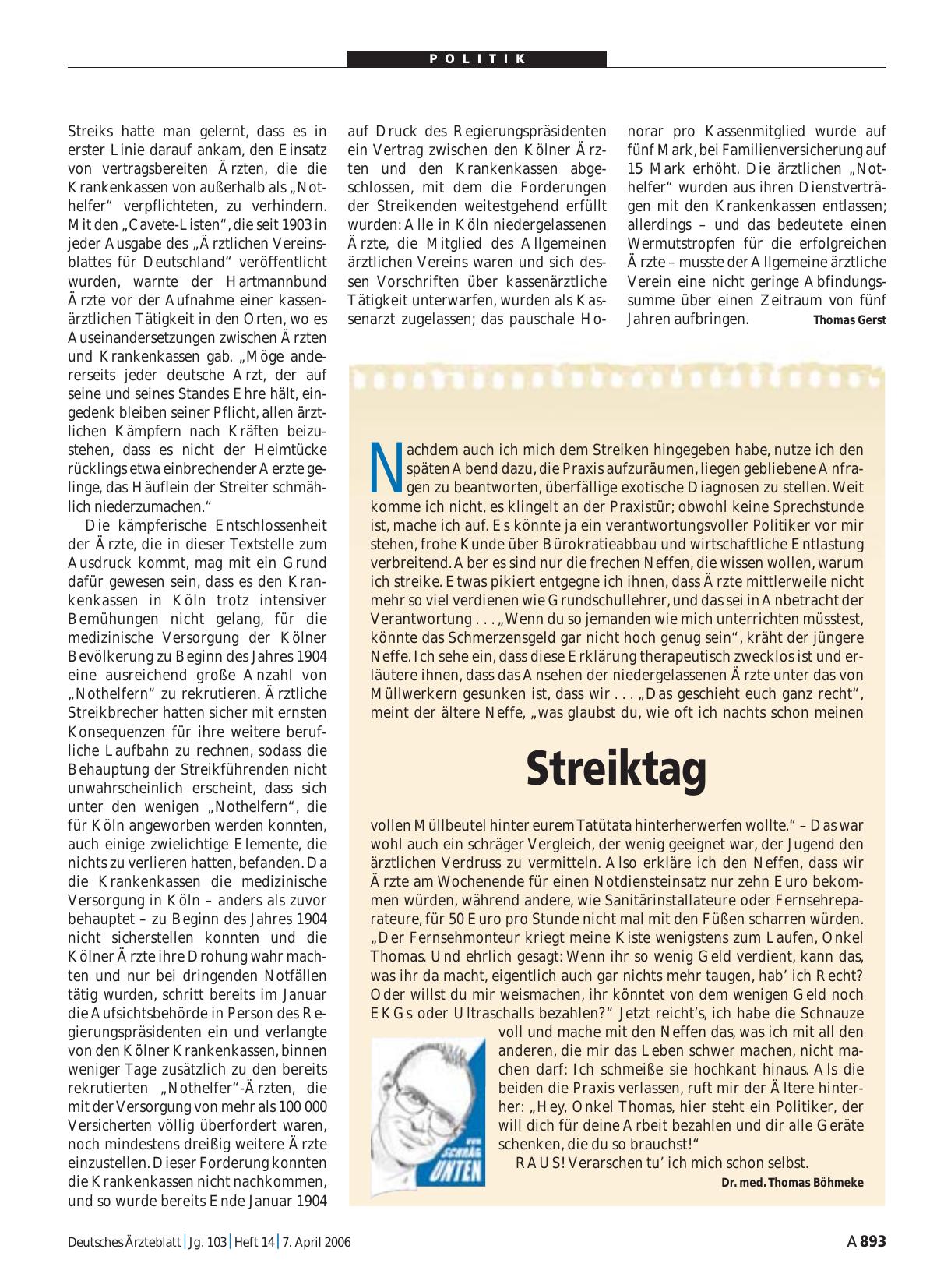 Vorschauseite 1: Streiktag