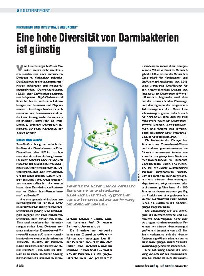 Vorschauseite 1: Mikrobiom und intestinale Gesundheit: Eine hohe Diversität von Darmbakterien ist günstig