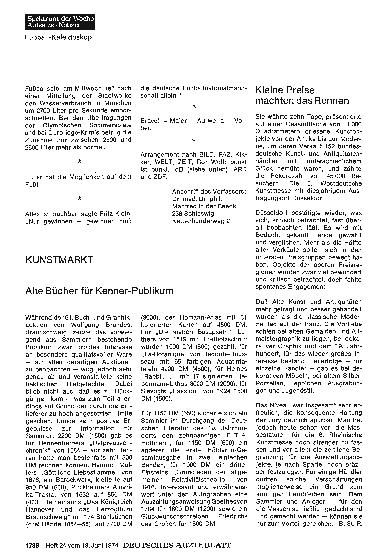 Vorschauseite 1: Kunstmarkt