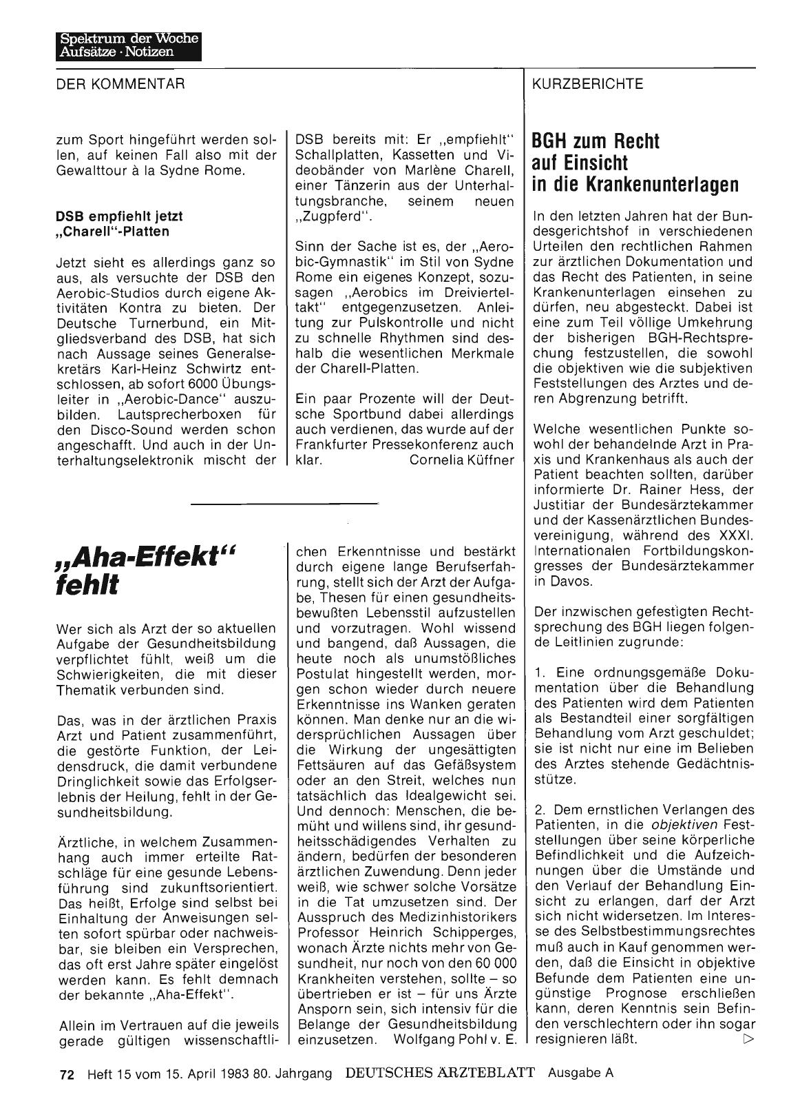Vorschauseite 1: „Aha-Effekt“ fehlt