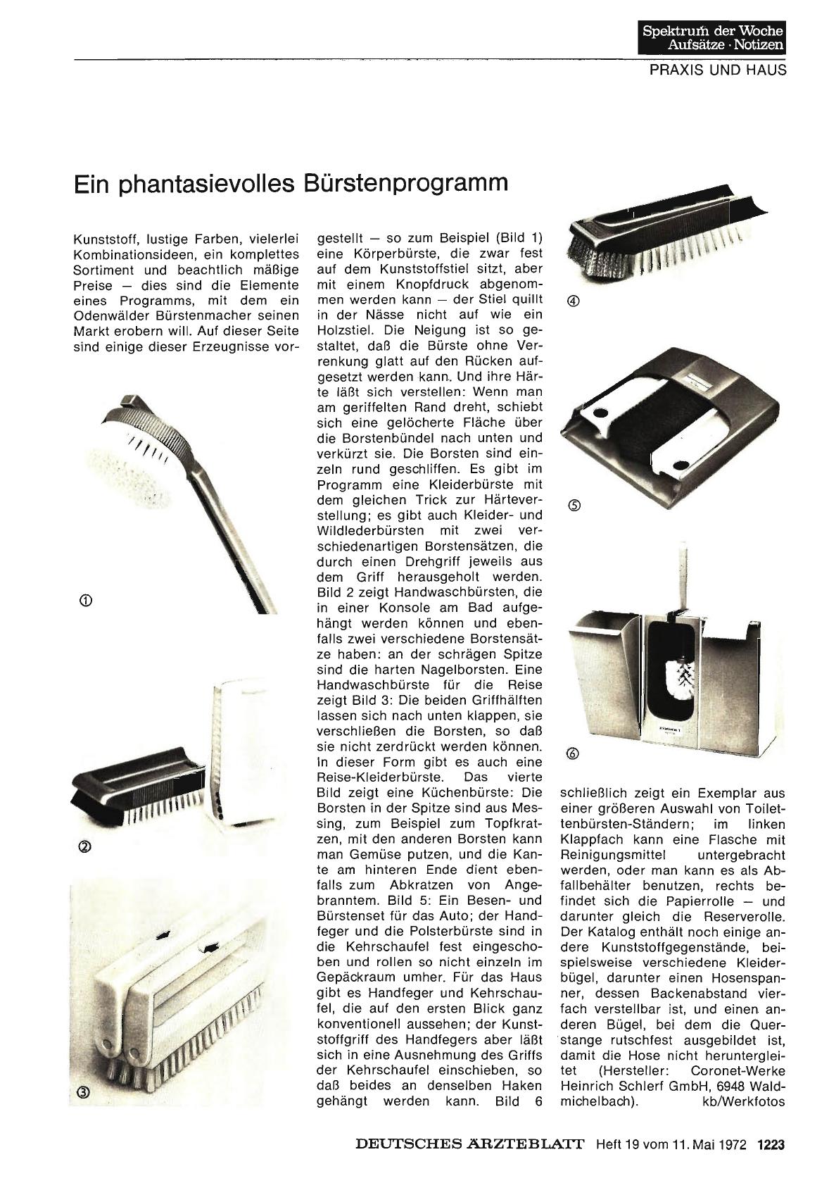 Vorschauseite 1: Ein phantasievolles Bürstenprogramm