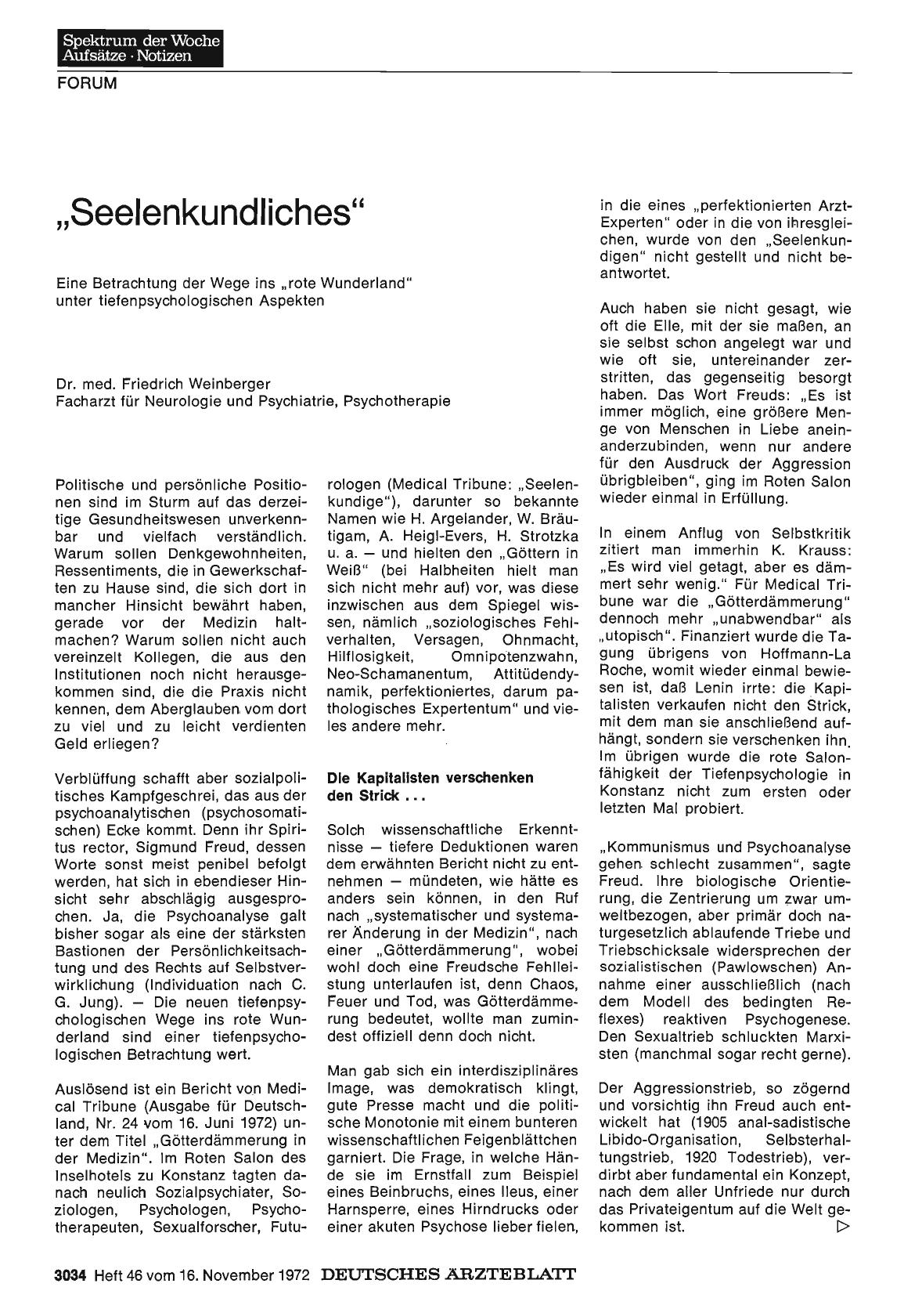 Vorschauseite 1: „Seelenkundliches": Eine Betrachtung der Wege ins „rote Wunderland" unter tiefenpsychologischen Aspekten