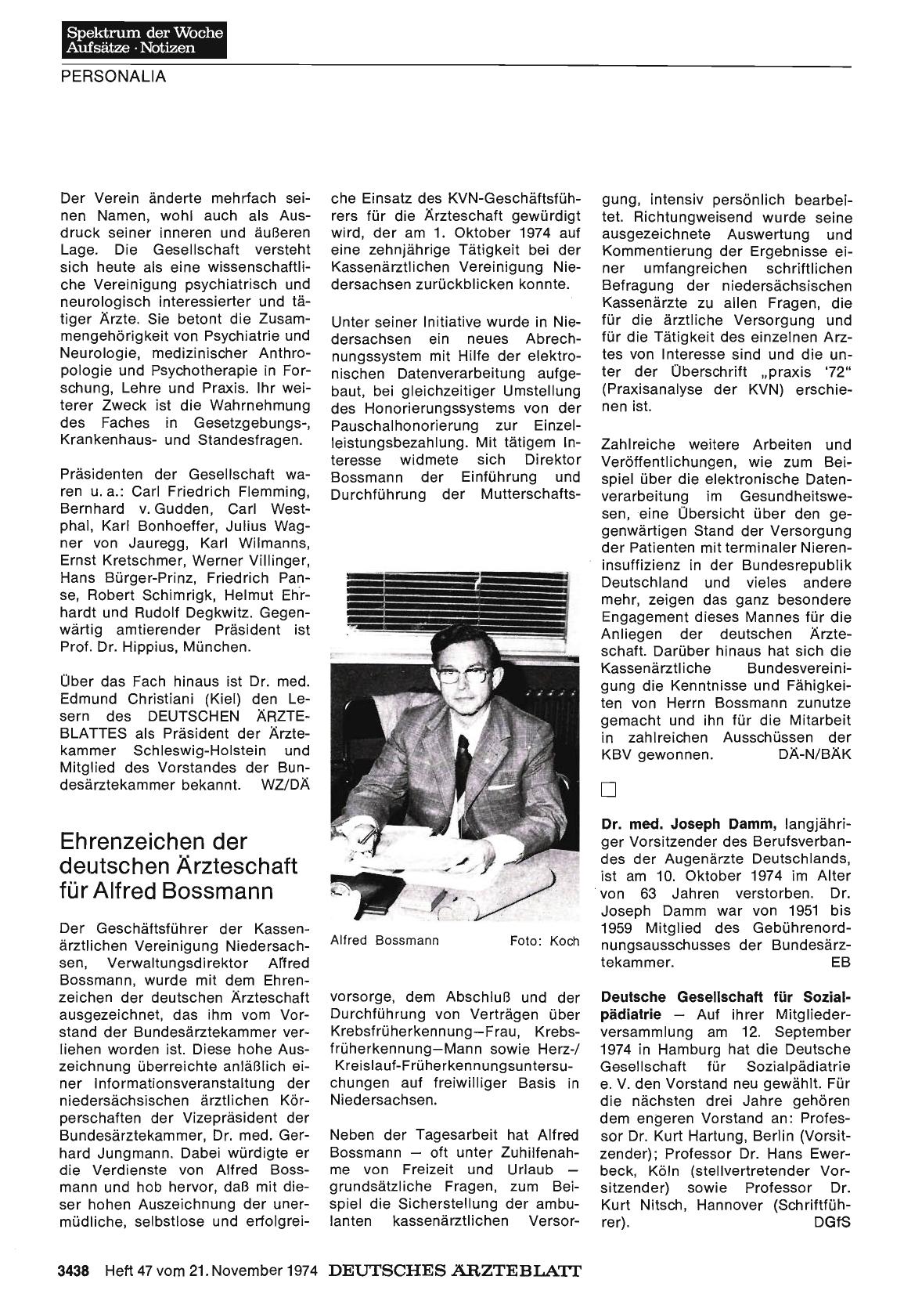 Vorschauseite 1: Dr. med. Joseph Damm
