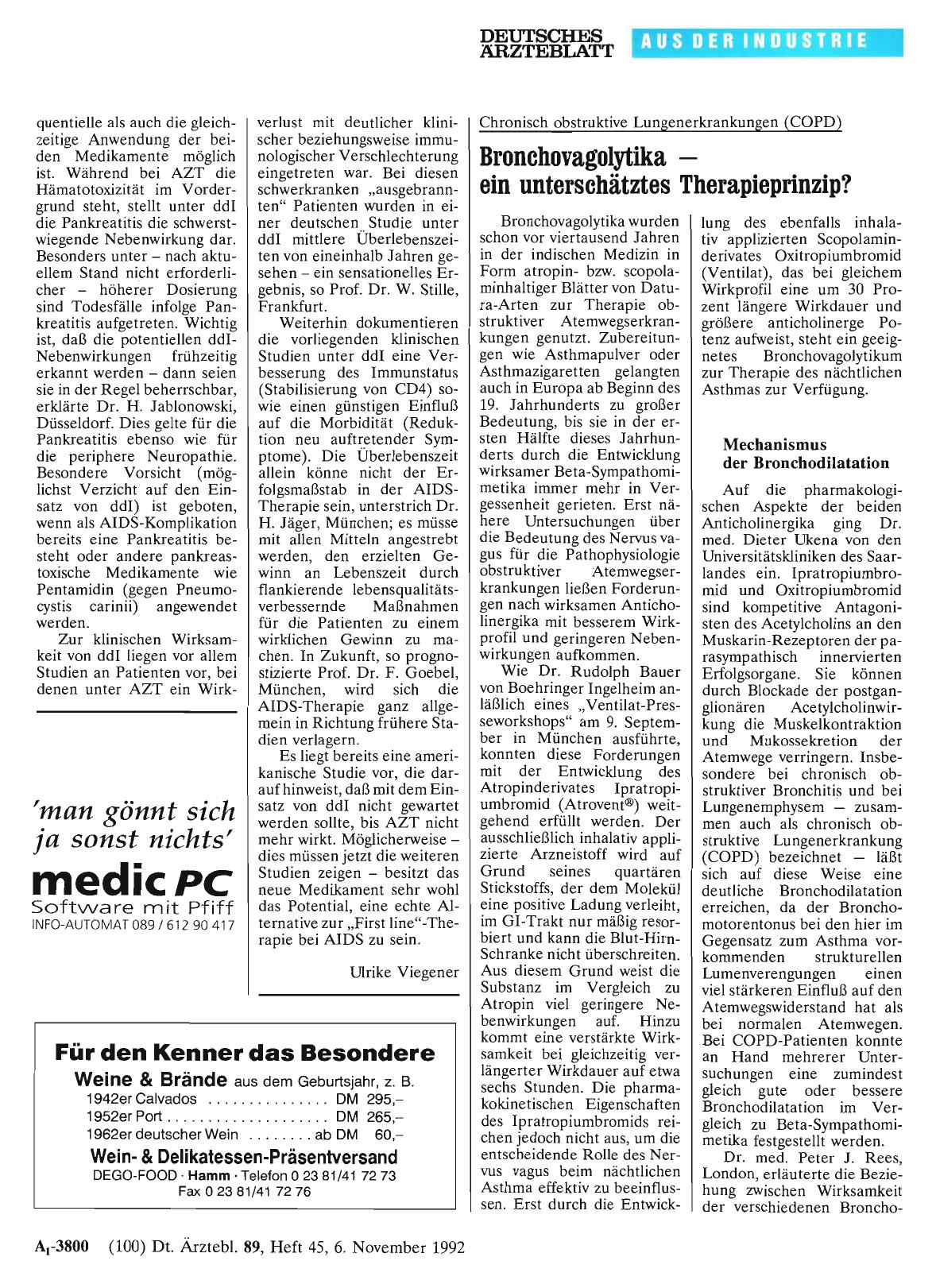 Vorschauseite 1: Chronisch obstruktive Lungenerkrankungen (COPD): Bronchovagolytika — ein unterschätztes Therapieprinzip?