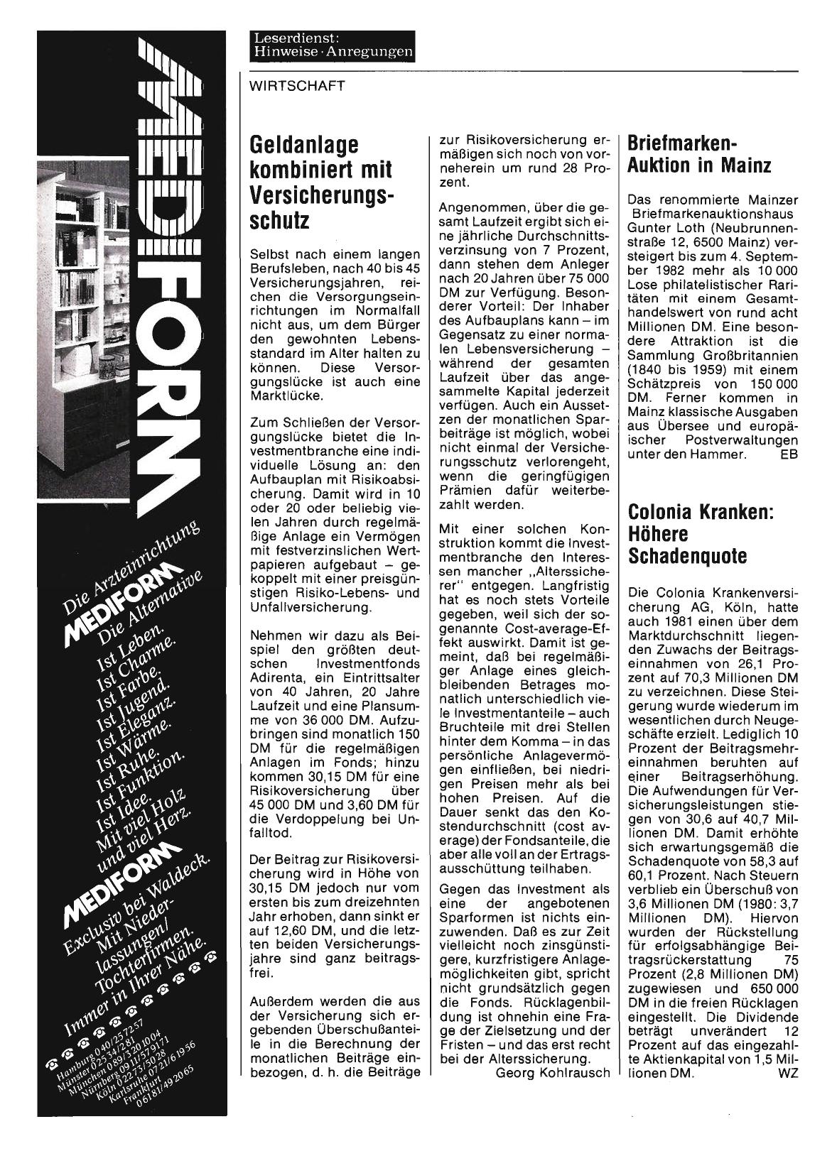 Vorschauseite 1: Colonia Kranken: Höhere Schadenquote