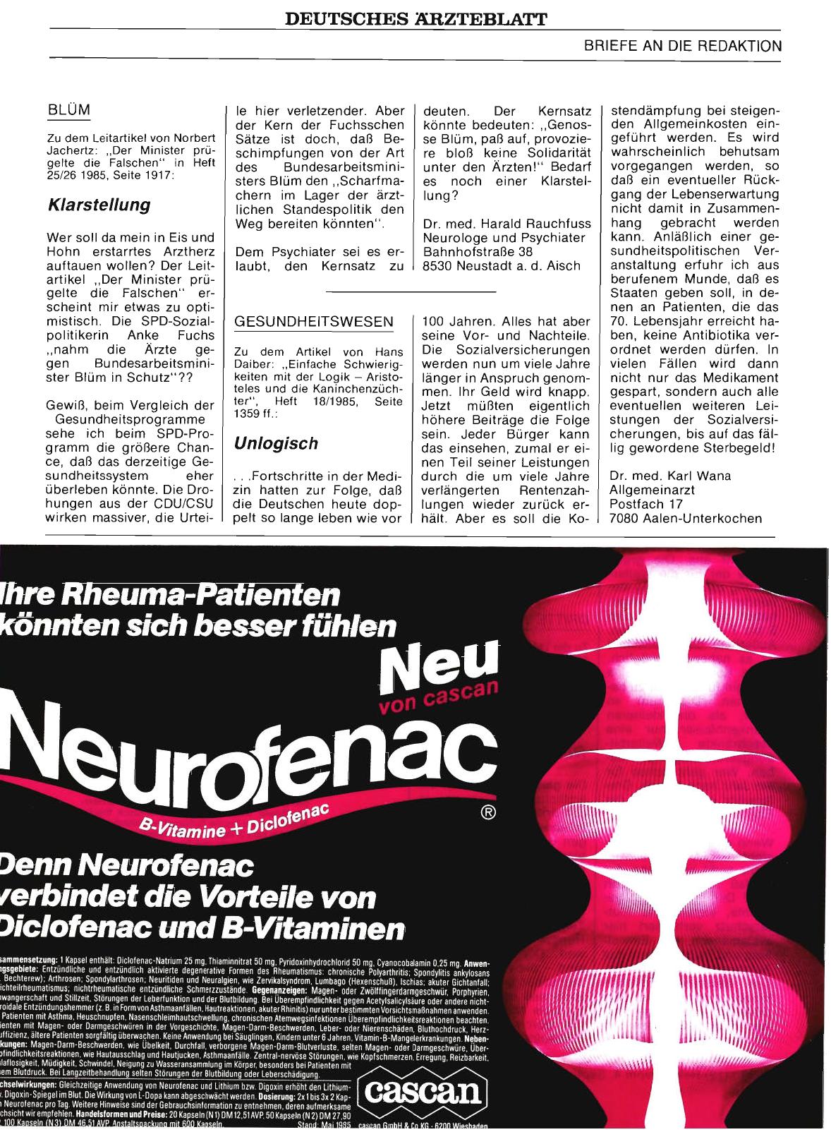 Vorschauseite 1: BLÜM: Klarstellung