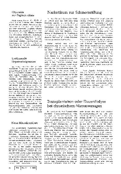 Vorschauseite 1: Neue Mäusekrankheit