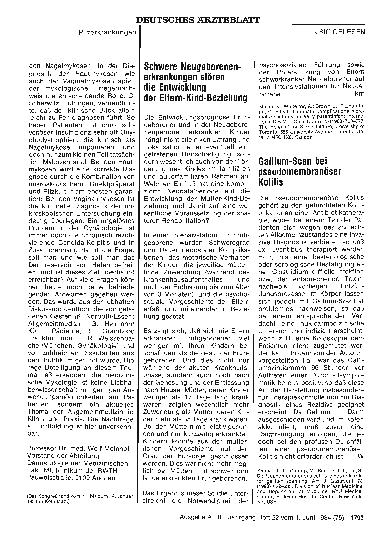 Vorschauseite 1: Gallium-Scan bei pseudomembranöser Kolitis