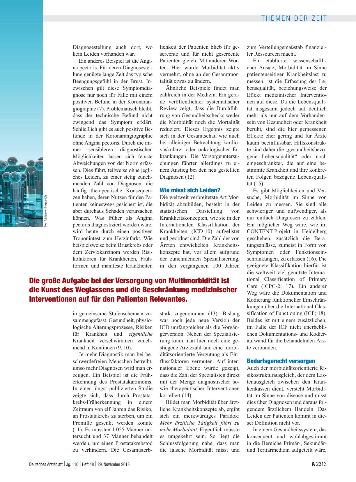 Vorschauseite 2: Patientenorientierte Medizin: Von der Kunst des Weglassens