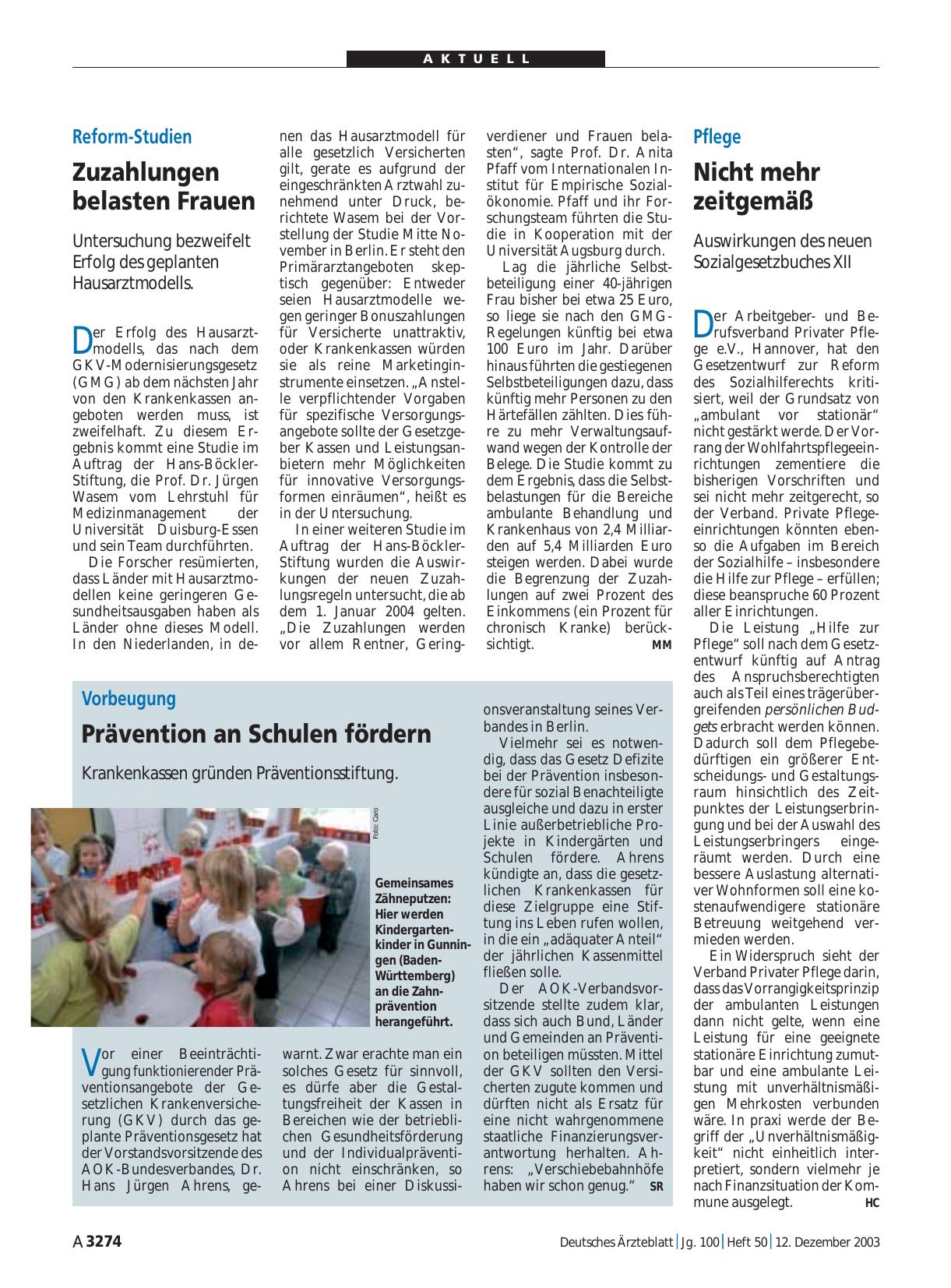 Vorschauseite 1: Vorbeugung: Prävention an Schulen fördern