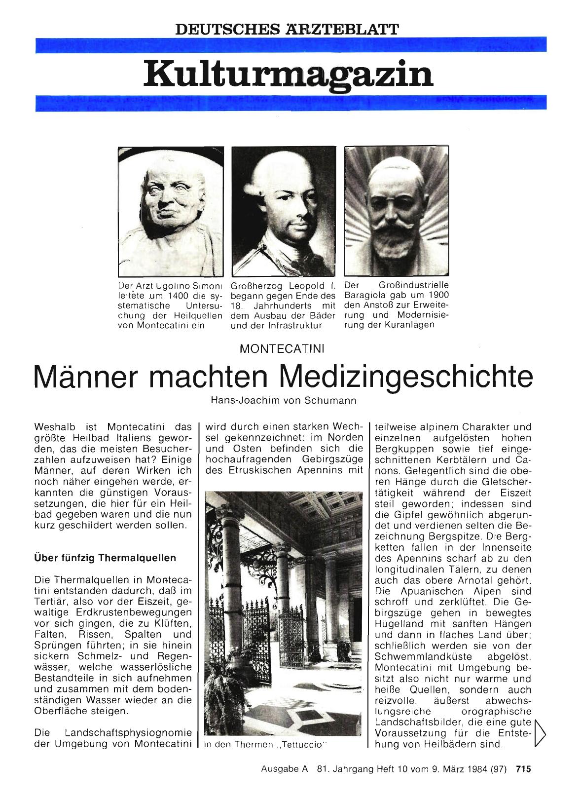 Vorschauseite 1: Männer machten Medizingeschichte